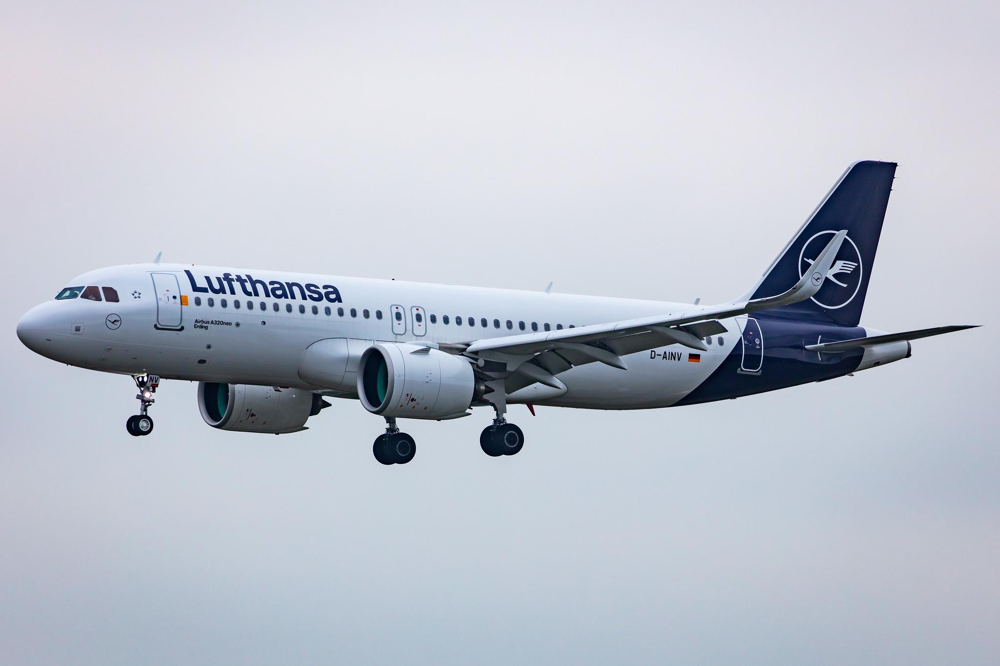 Hamburg Airport: Lufthansa (LH / DLH) |  Airbus A320-271N A20N | D-AINV | MSN 9071