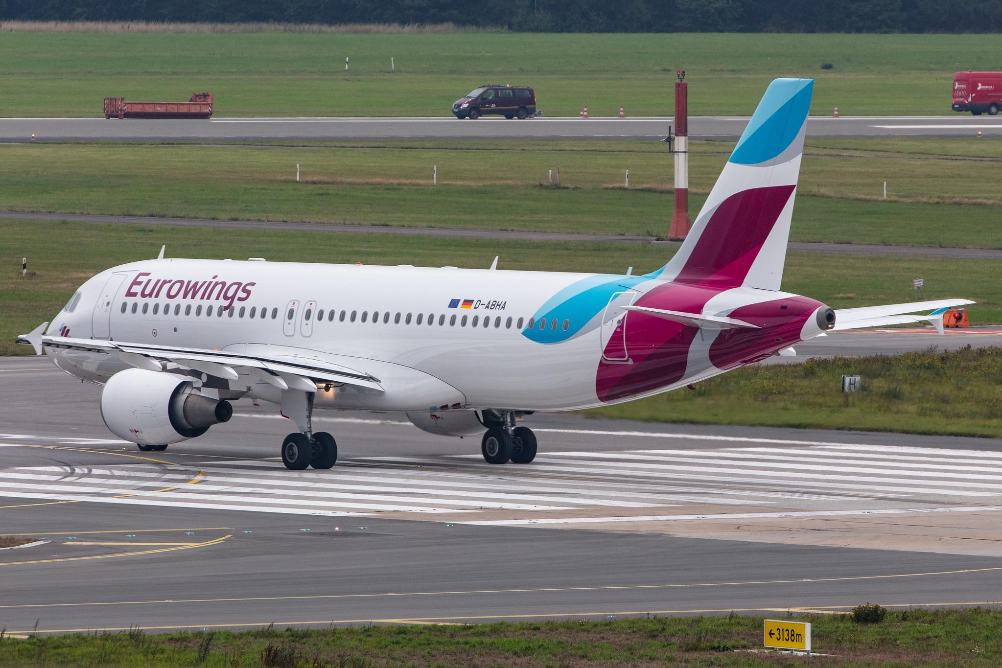 Hamburg Airport: Eurowings (EW / EWG) |  Airbus A320-214 A320 | D-ABHA | MSN 3540