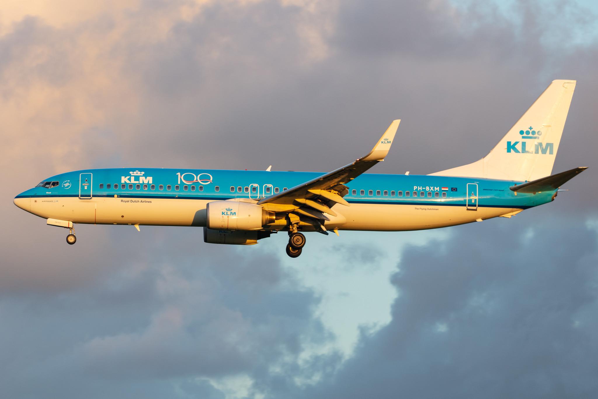 Amsterdam Airport Schiphol: KLM (KL / KLM) |  Boeing 737-8K2 B738 | PH-BXM | MSN 30355