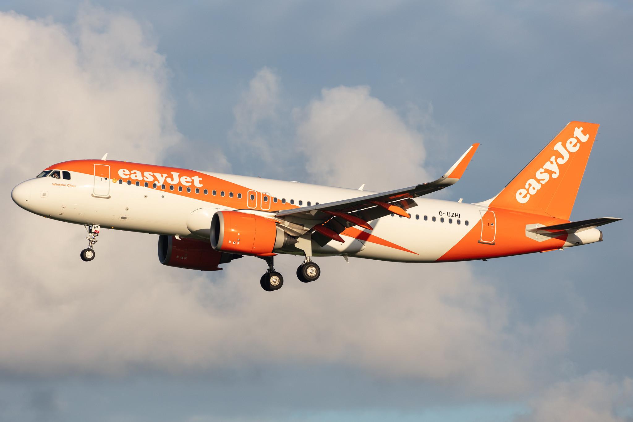 Amsterdam Airport Schiphol: easyJet (U2 / EZY) |  Airbus A320-251N A20N | G-UZHI | MSN 8304