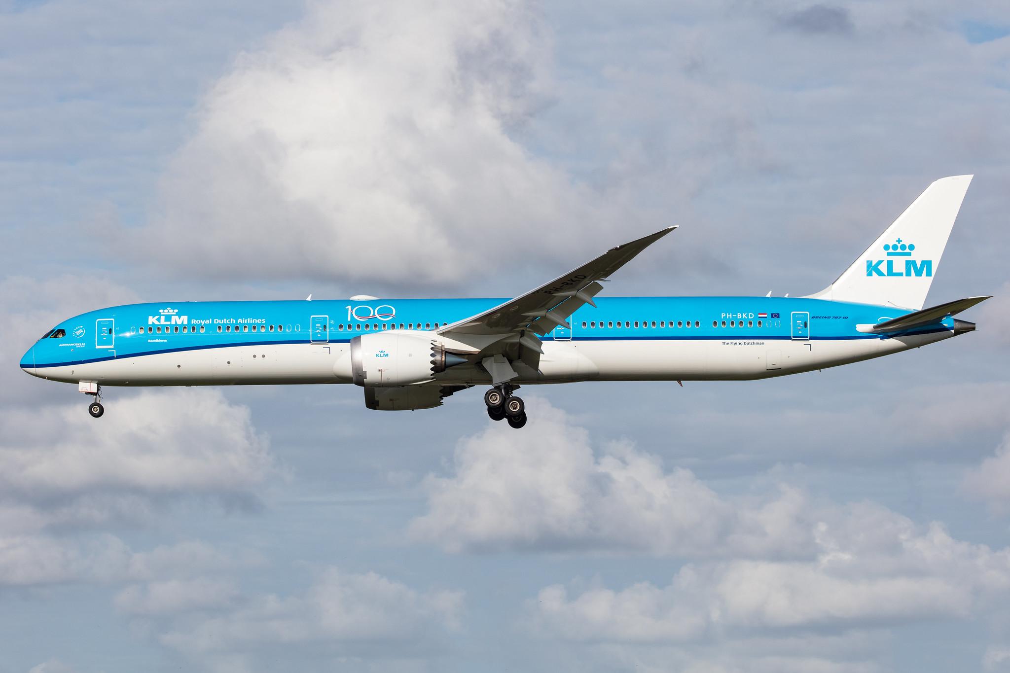 Amsterdam Airport Schiphol: KLM (KL / KLM) |  Boeing 787-10 Dreamliner B78X | PH-BKD | MSN 42492