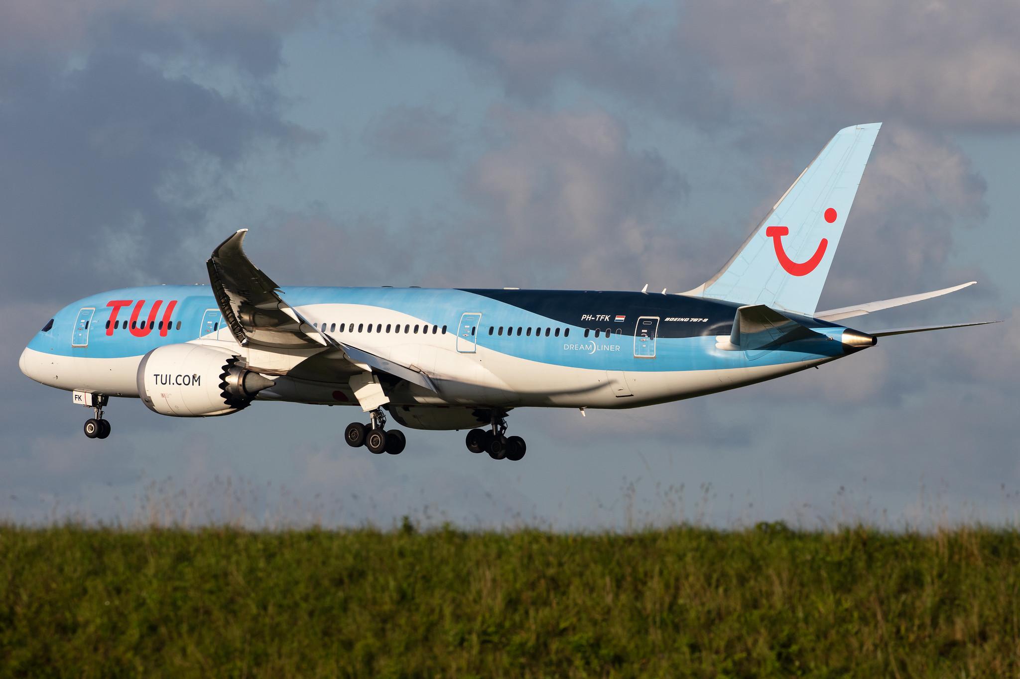 Amsterdam Airport Schiphol: TUI (X3 / TUI) | Operator: TUI fly Netherlands |  Boeing 787-8 Dreamliner B788 | PH-TFK | MSN 36427