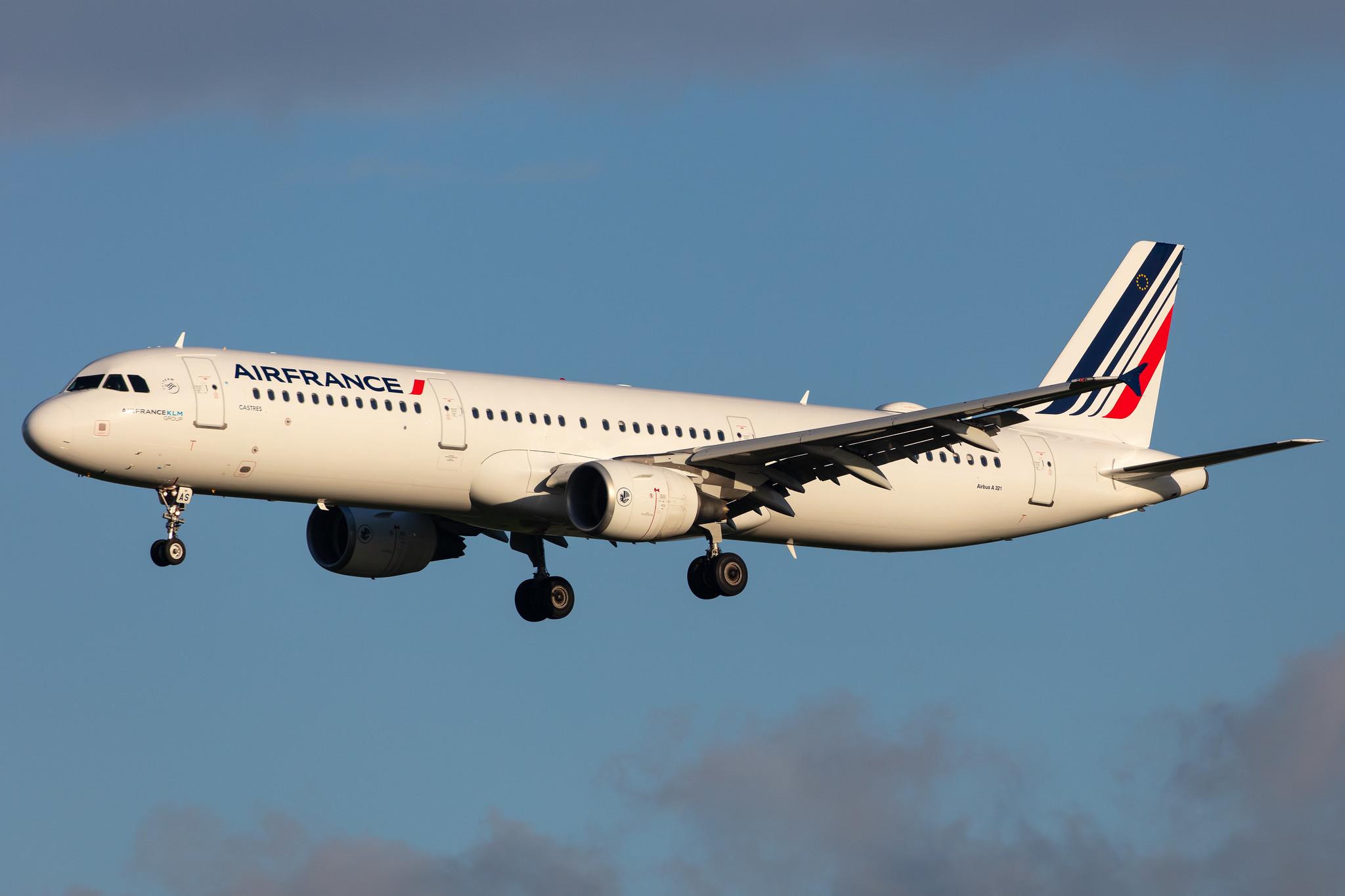 Amsterdam Airport Schiphol: Air France (AF / AFR) |  Airbus A321-212 A321 | F-GTAS | MSN 3419