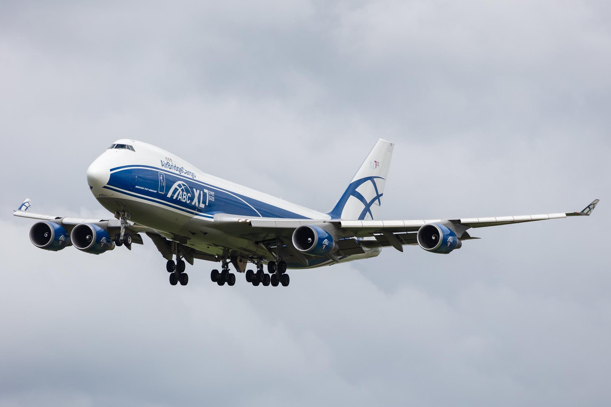 Amsterdam Airport Schiphol: AirBridgeCargo (RU / ABW) | Operator: AirBridgeCargo Airlines |  Boeing 747-46NF(ER) B744 | VP-BIG | MSN 35420