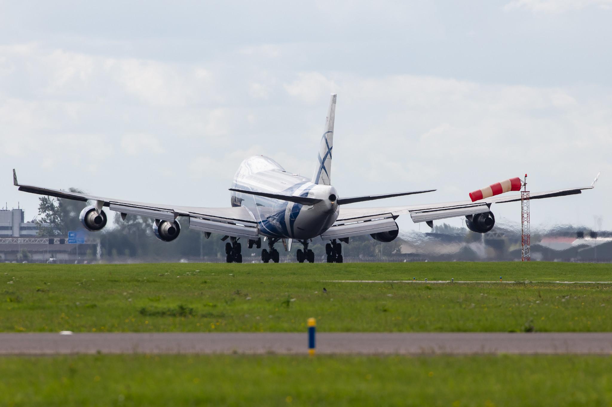 Amsterdam Airport Schiphol: AirBridgeCargo (RU / ABW) | Operator: AirBridgeCargo Airlines |  Boeing 747-46NF(ER) B744 | VP-BIG | MSN 35420