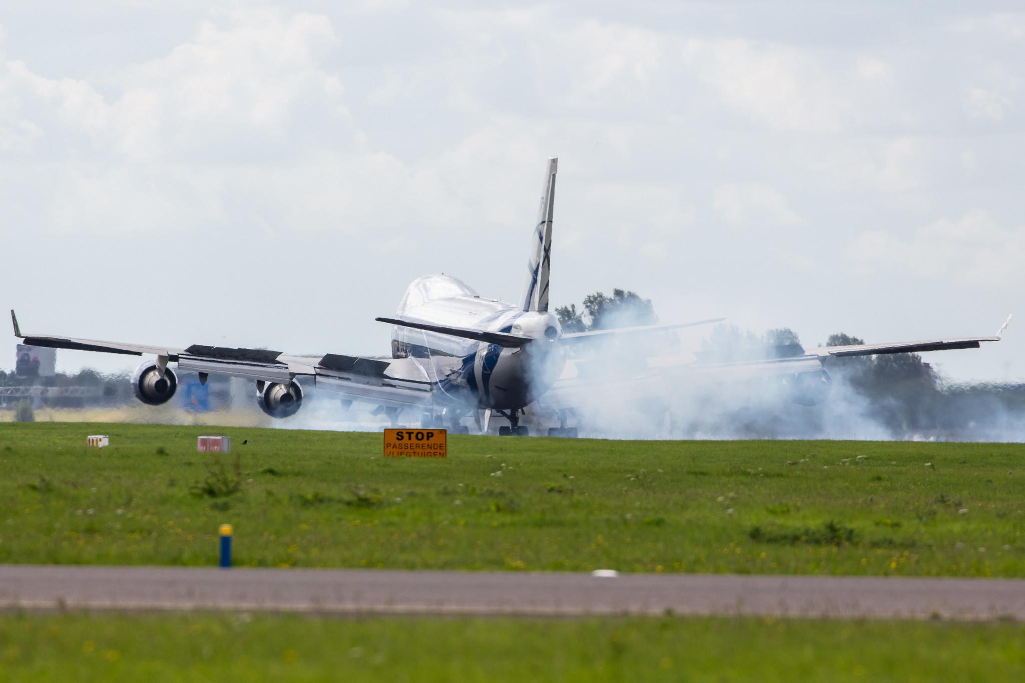 Amsterdam Airport Schiphol: AirBridgeCargo (RU / ABW) | Operator: AirBridgeCargo Airlines |  Boeing 747-46NF(ER) B744 | VP-BIG | MSN 35420