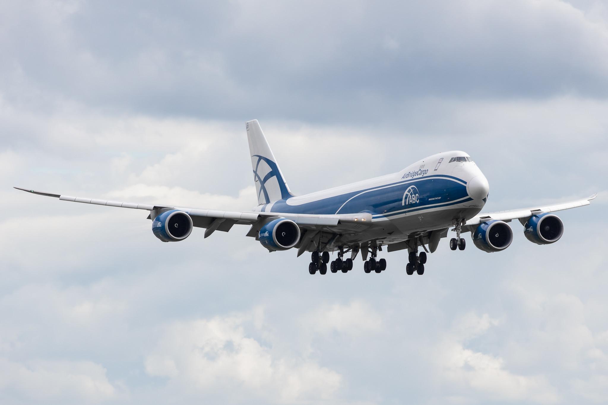 Amsterdam Airport Schiphol: AirBridgeCargo (RU / ABW) | Operator: AirBridgeCargo Airlines |  Boeing 747-8HV(F) B748 | VQ-BLR | MSN 37668