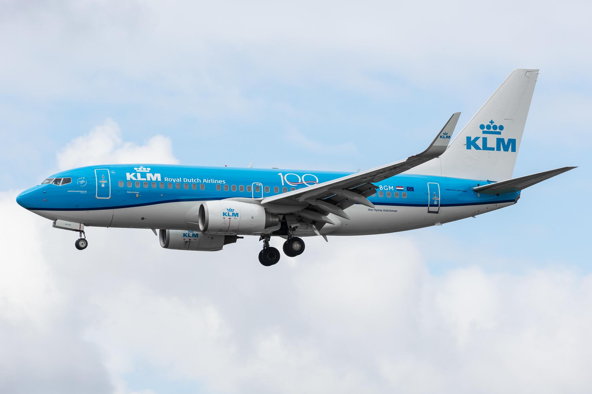 Amsterdam Airport Schiphol: KLM (KL / KLM) |  Boeing 737-7K2 B737 | PH-BGM | MSN 39255