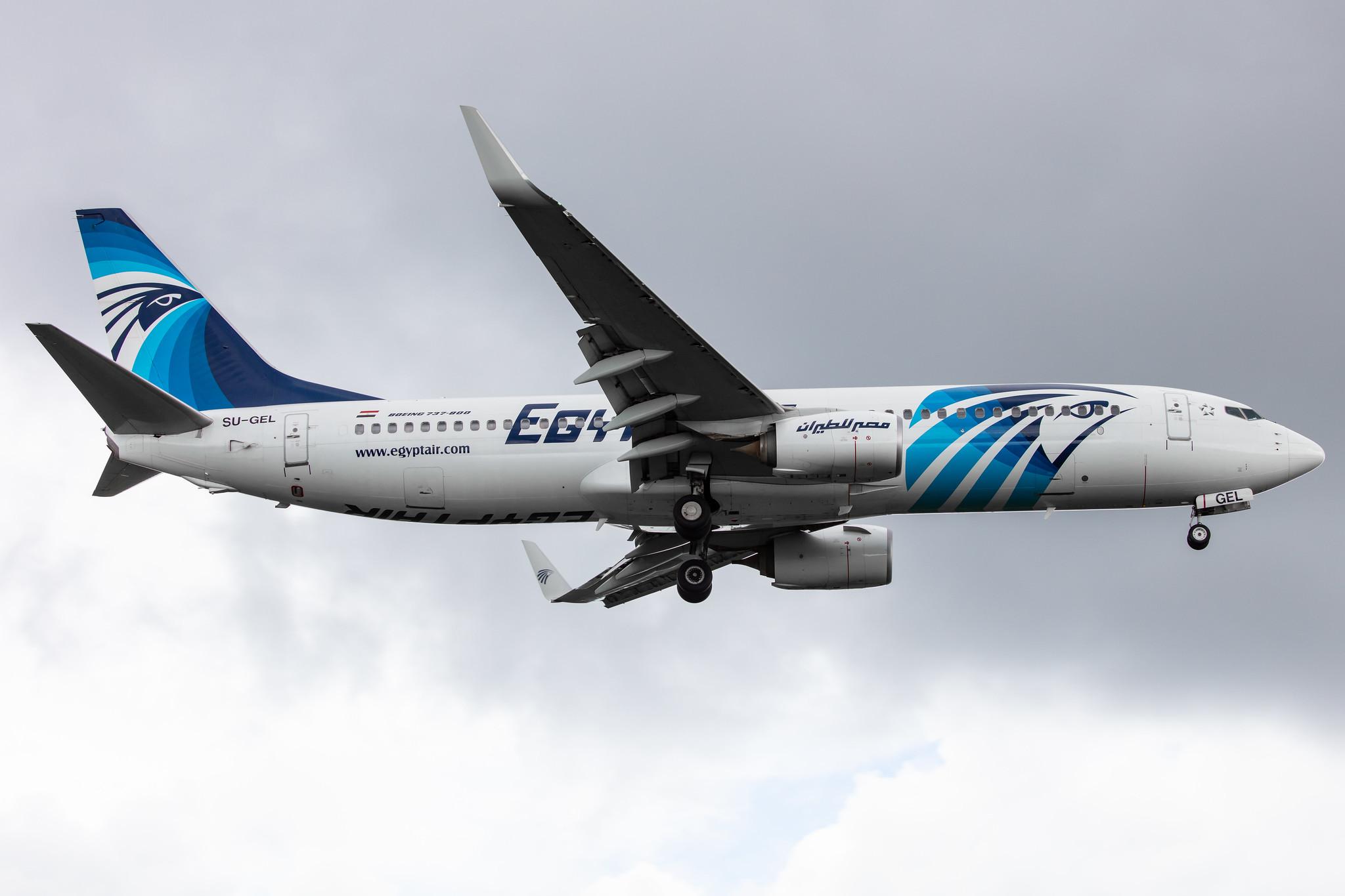 Amsterdam Airport Schiphol: EgyptAir (MS / MSR) |  Boeing 737-866 B738 | SU-GEL | MSN 63804