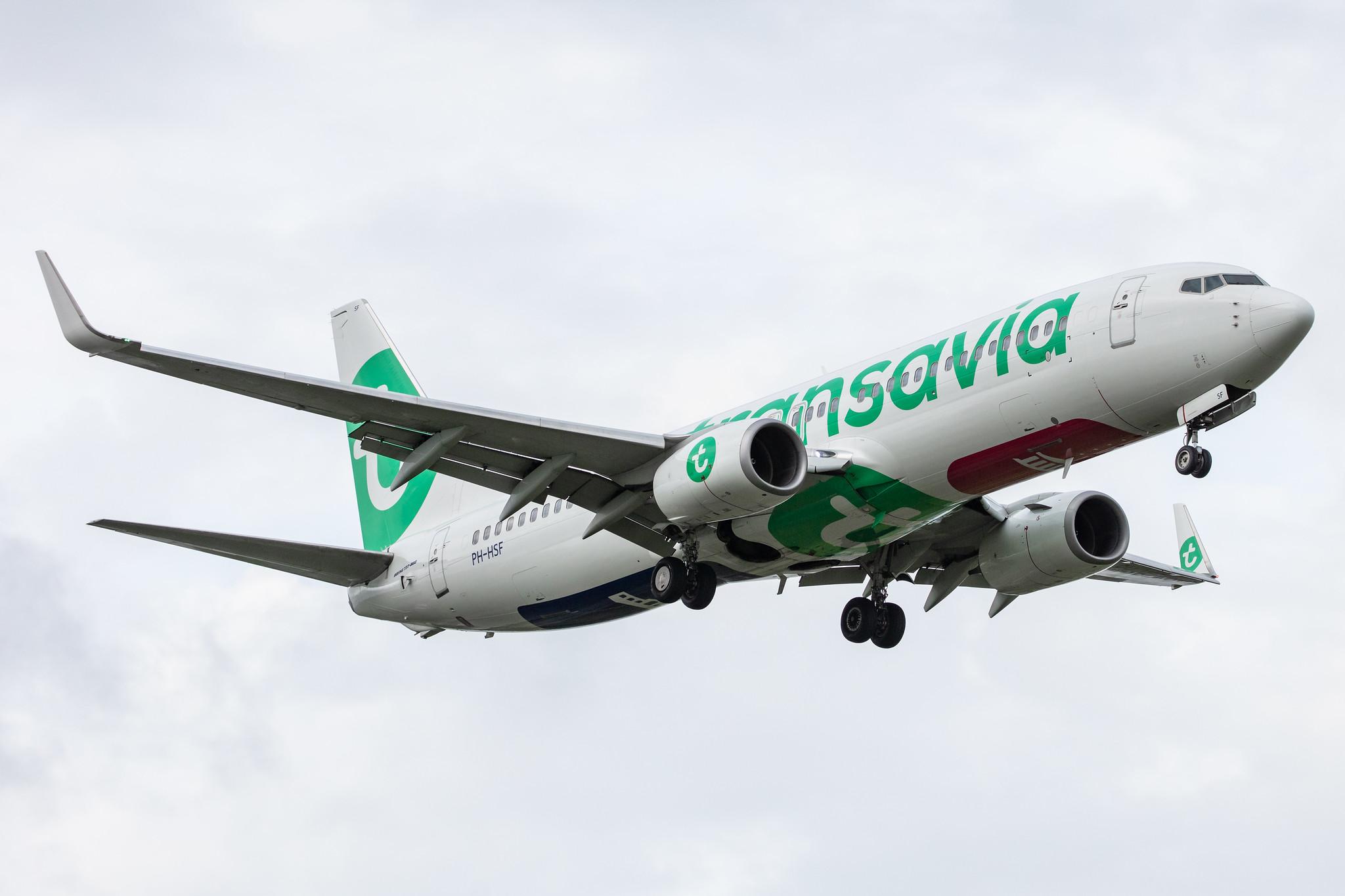 Amsterdam Airport Schiphol: Transavia (HV / TRA) |  Boeing 737-8K2 B738 | PH-HSF | MSN 39261