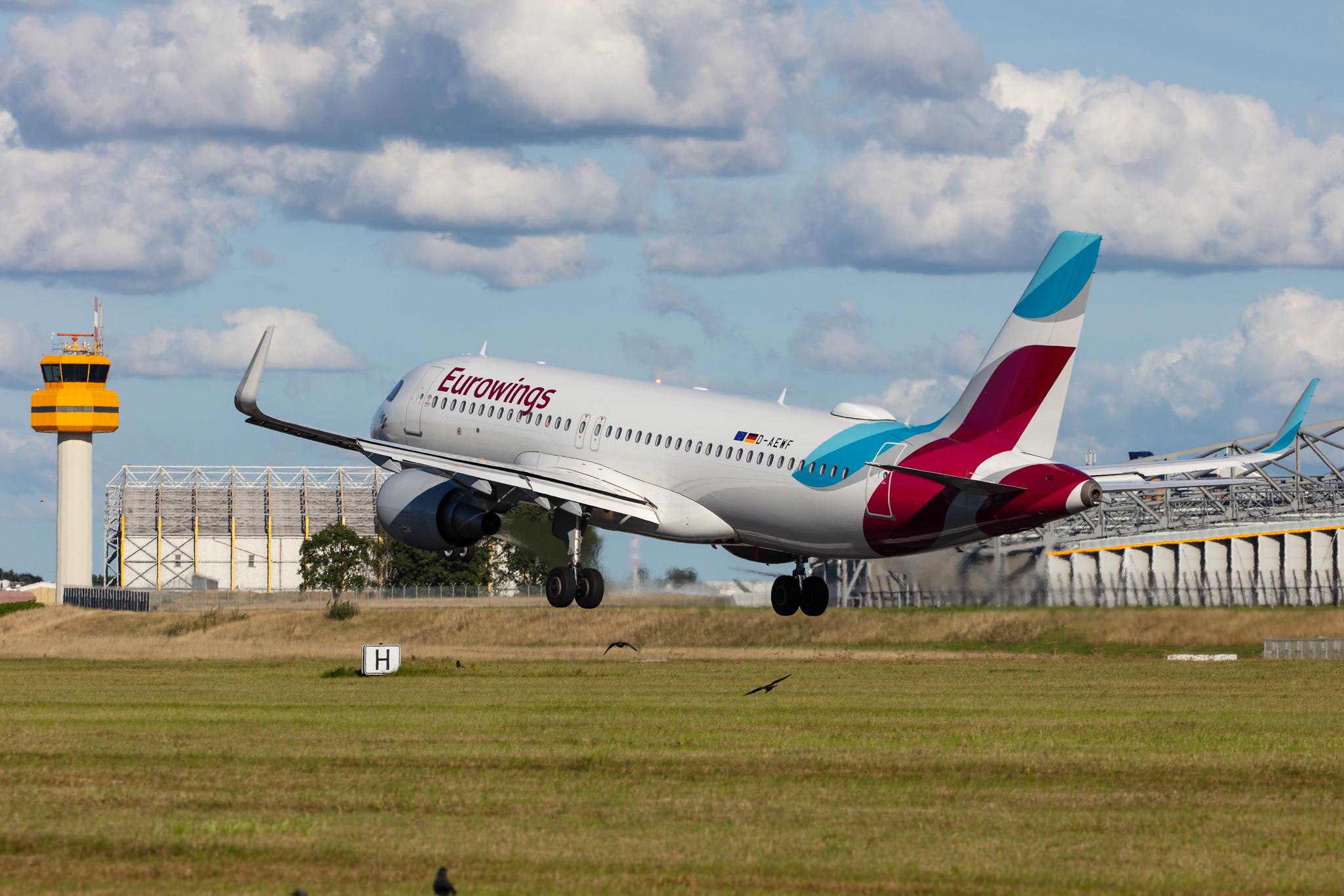 Hamburg Airport: Eurowings (EW / EWG) |  Airbus A320-214 A320 | D-AEWF | MSN 7087