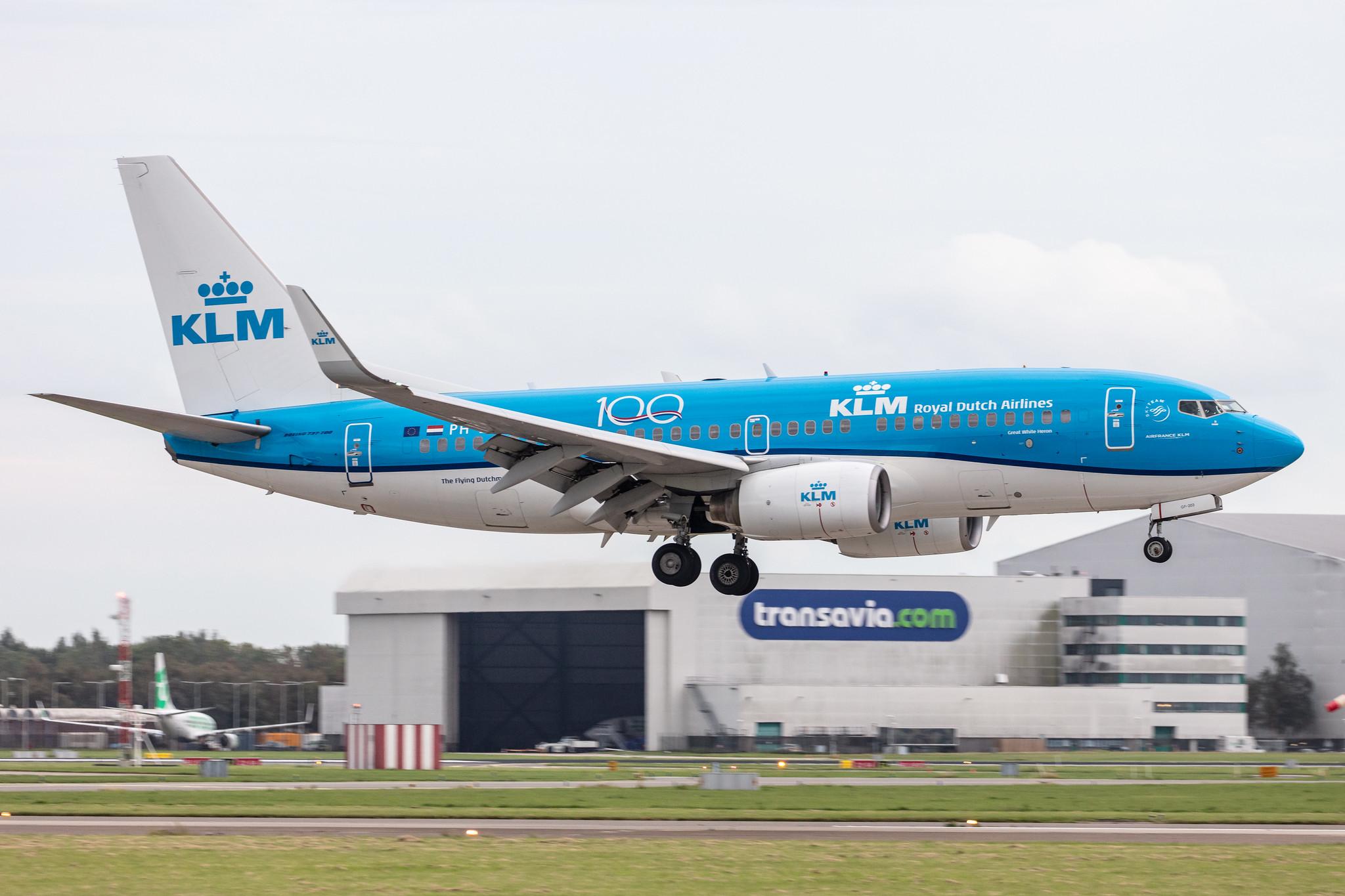 Amsterdam Airport Schiphol: KLM (KL / KLM) |  Boeing 737-7K2 B737 | PH-BGF | MSN 30365