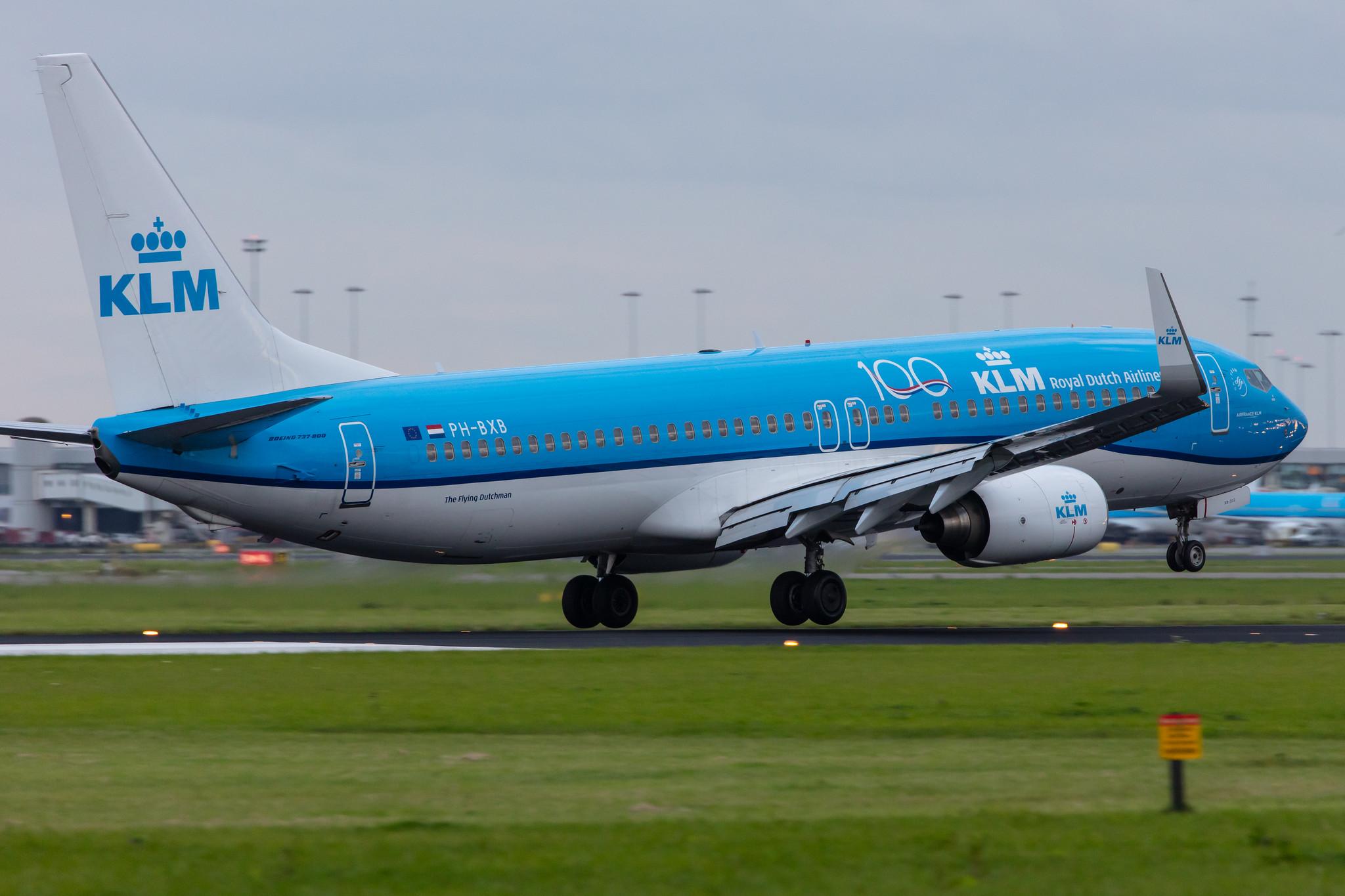 Amsterdam Airport Schiphol: KLM (KL / KLM) |  Boeing 737-8K2 B738 | PH-BXB | MSN 29132