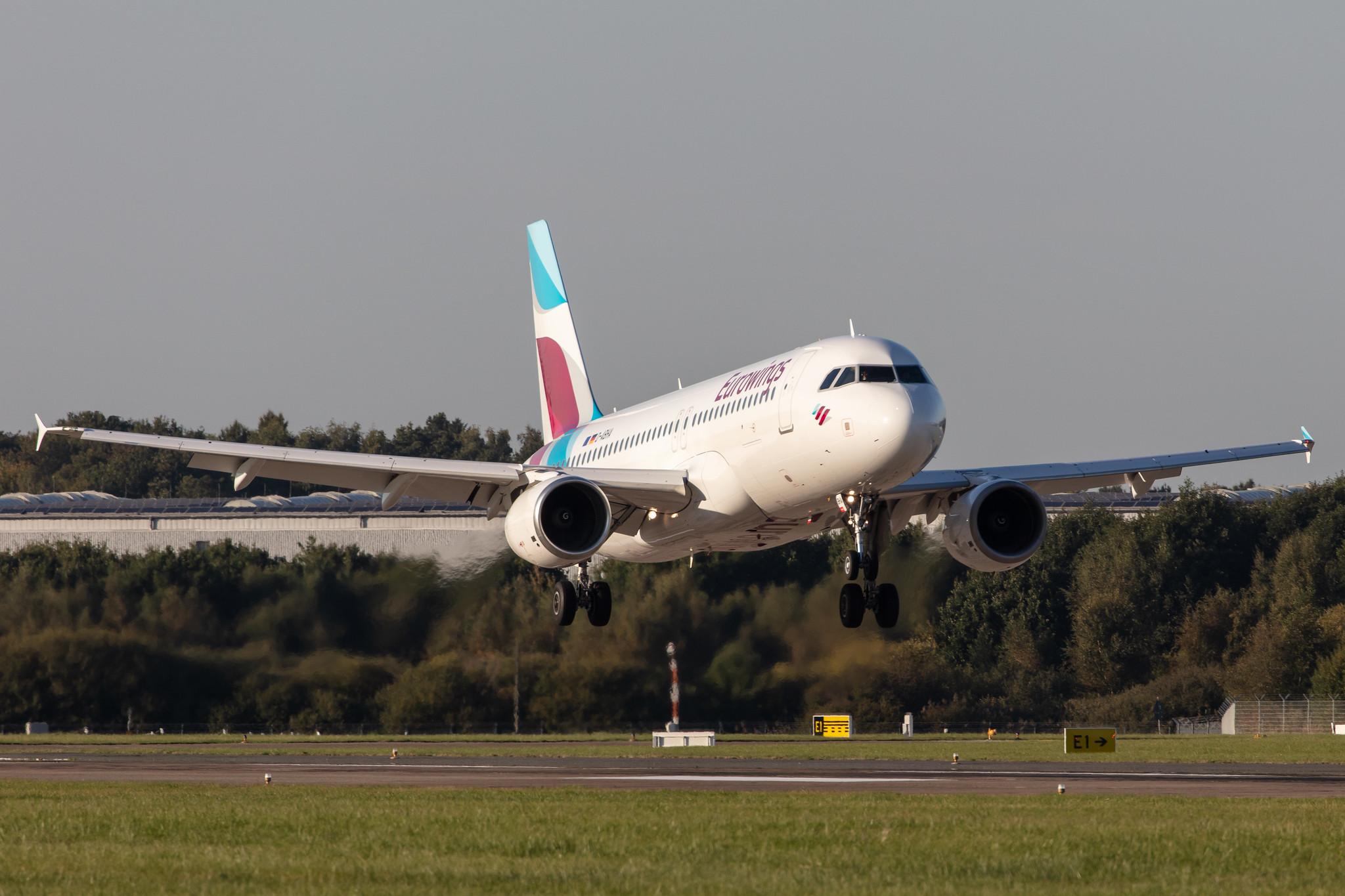 Hamburg Airport: Eurowings (EW / EWG) |  Airbus A320-214 A320 | D-ABHA | MSN 3540