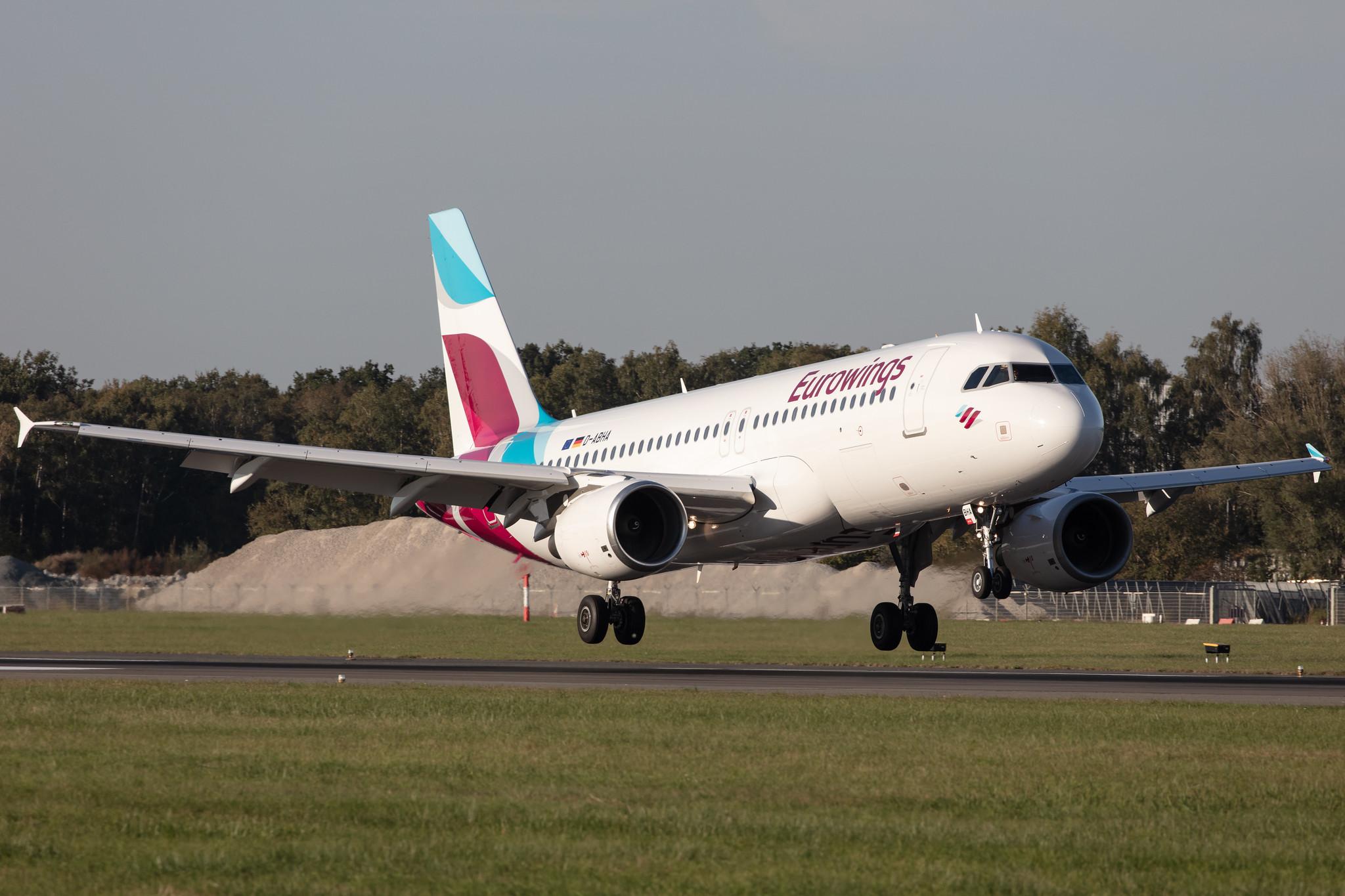 Hamburg Airport: Eurowings (EW / EWG) |  Airbus A320-214 A320 | D-ABHA | MSN 3540