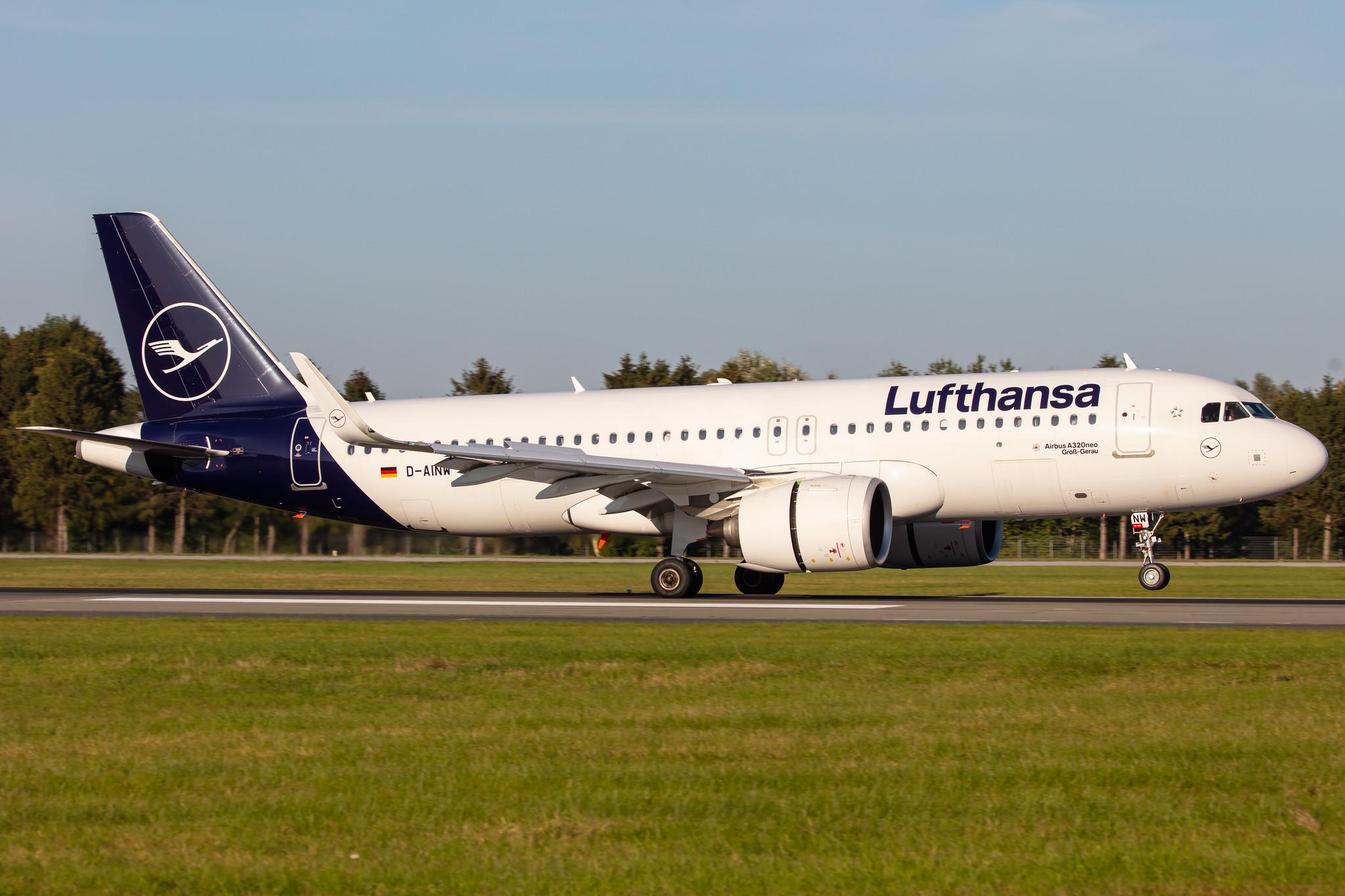 Hamburg Airport: Lufthansa (LH / DLH) |  Airbus A320-271N A20N | D-AINW | MSN 9251