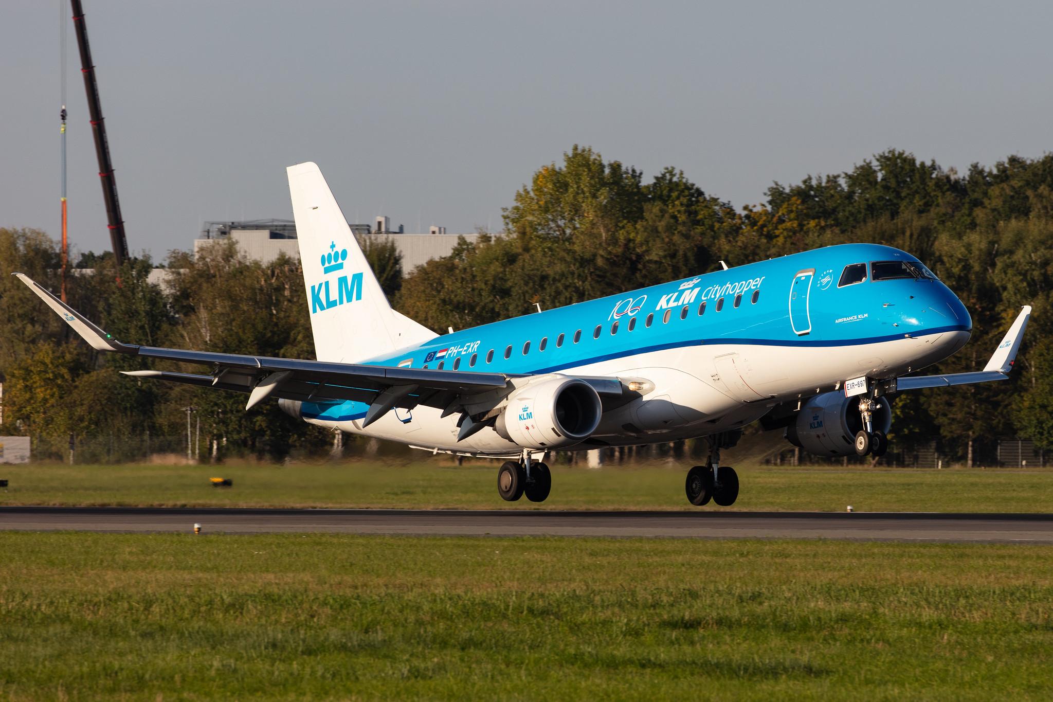 Hamburg Airport: KLM (KL / KLM) | Operator: KLM Cityhopper |  Embraer E175STD E75L | PH-EXR | MSN 17000697