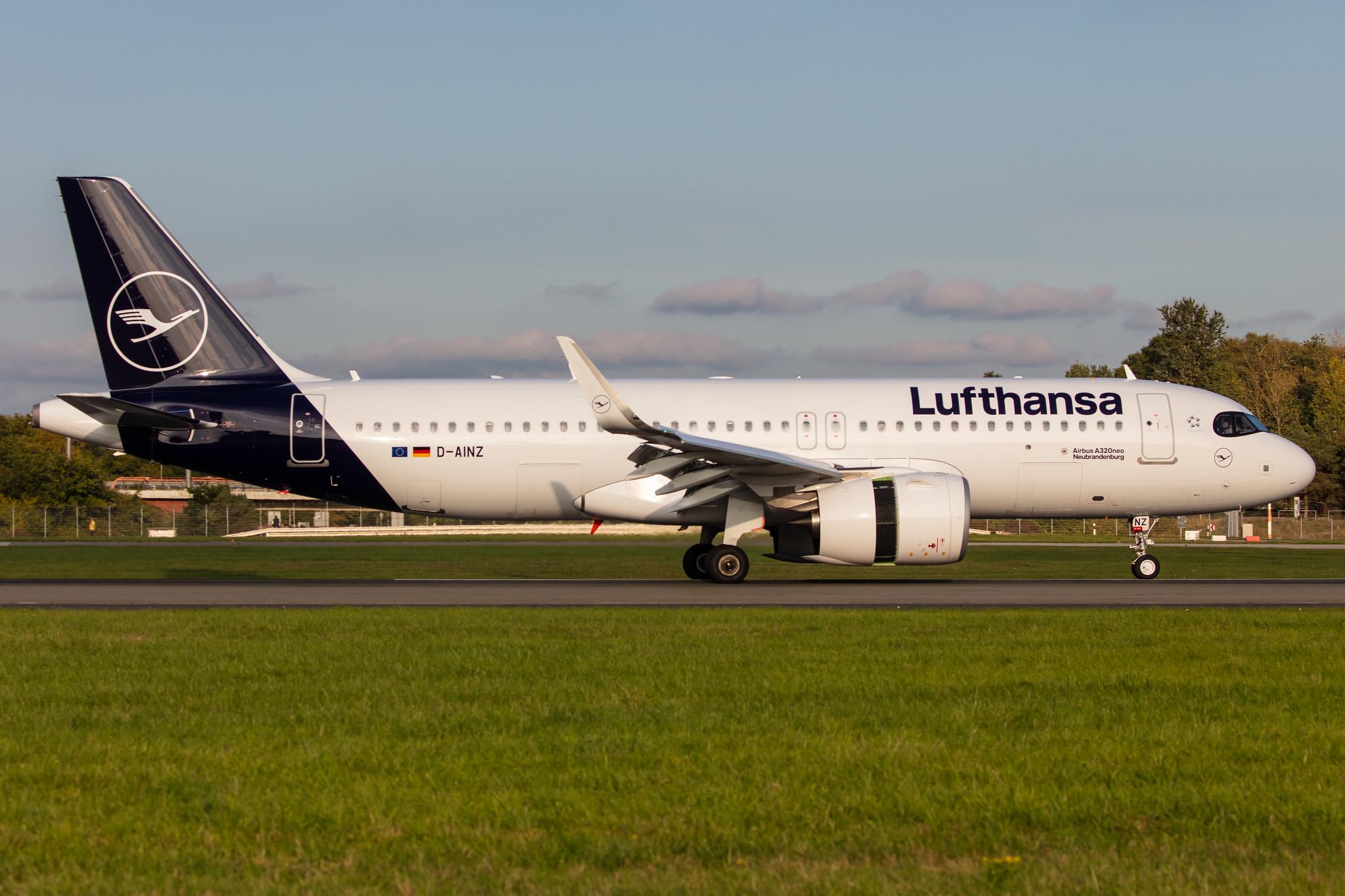 Hamburg Airport: Lufthansa (LH / DLH) |  Airbus A320-271N A20N | D-AINZ | MSN 9442