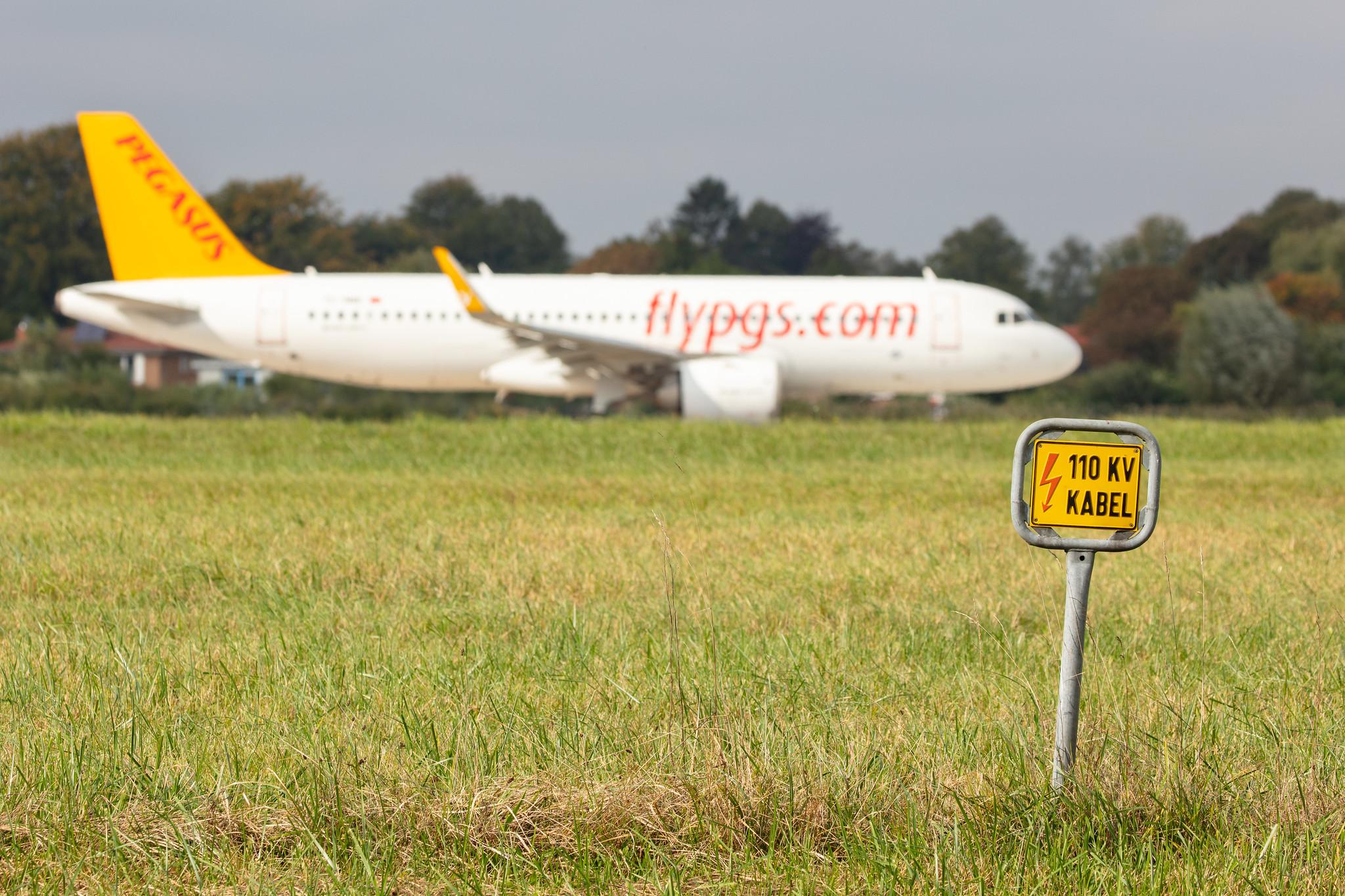 Hamburg Airport: Pegasus Airlines (PC / PGT) |  Airbus A320-251N A20N | TC-NBE | MSN 7380
