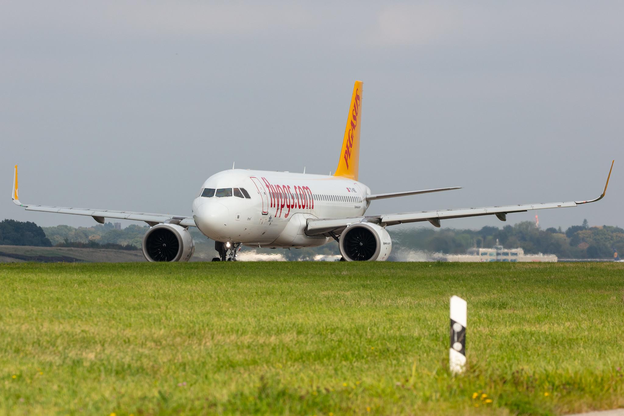 Hamburg Airport: Pegasus Airlines (PC / PGT) |  Airbus A320-251N A20N | TC-NBE | MSN 7380