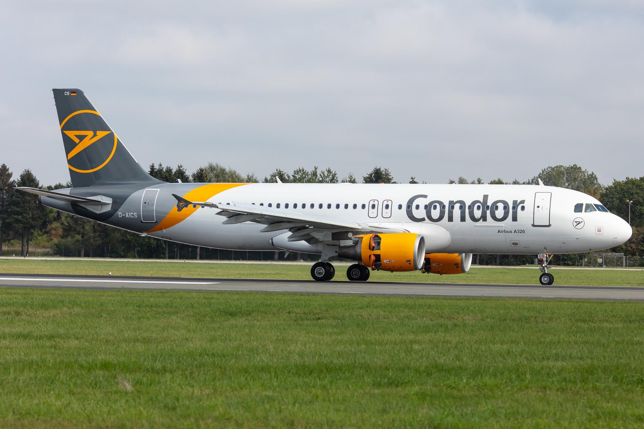 Hamburg Airport: Condor (DE / CFG) |  Airbus A320-214 A320 | D-AICS | MSN 4478