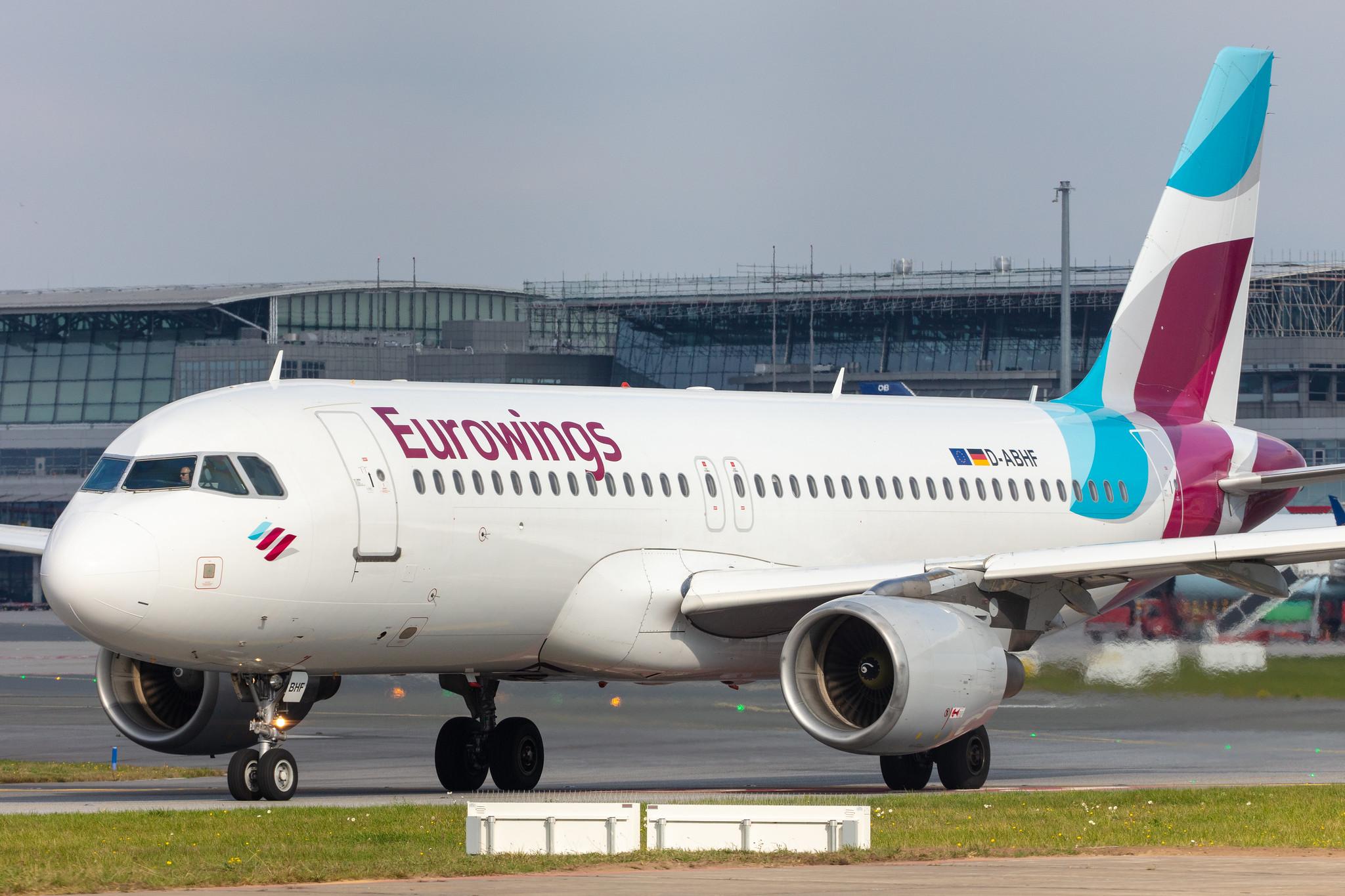 Hamburg Airport: Eurowings (EW / EWG) |  Airbus A320-214 A320 | D-ABHF | MSN 2749