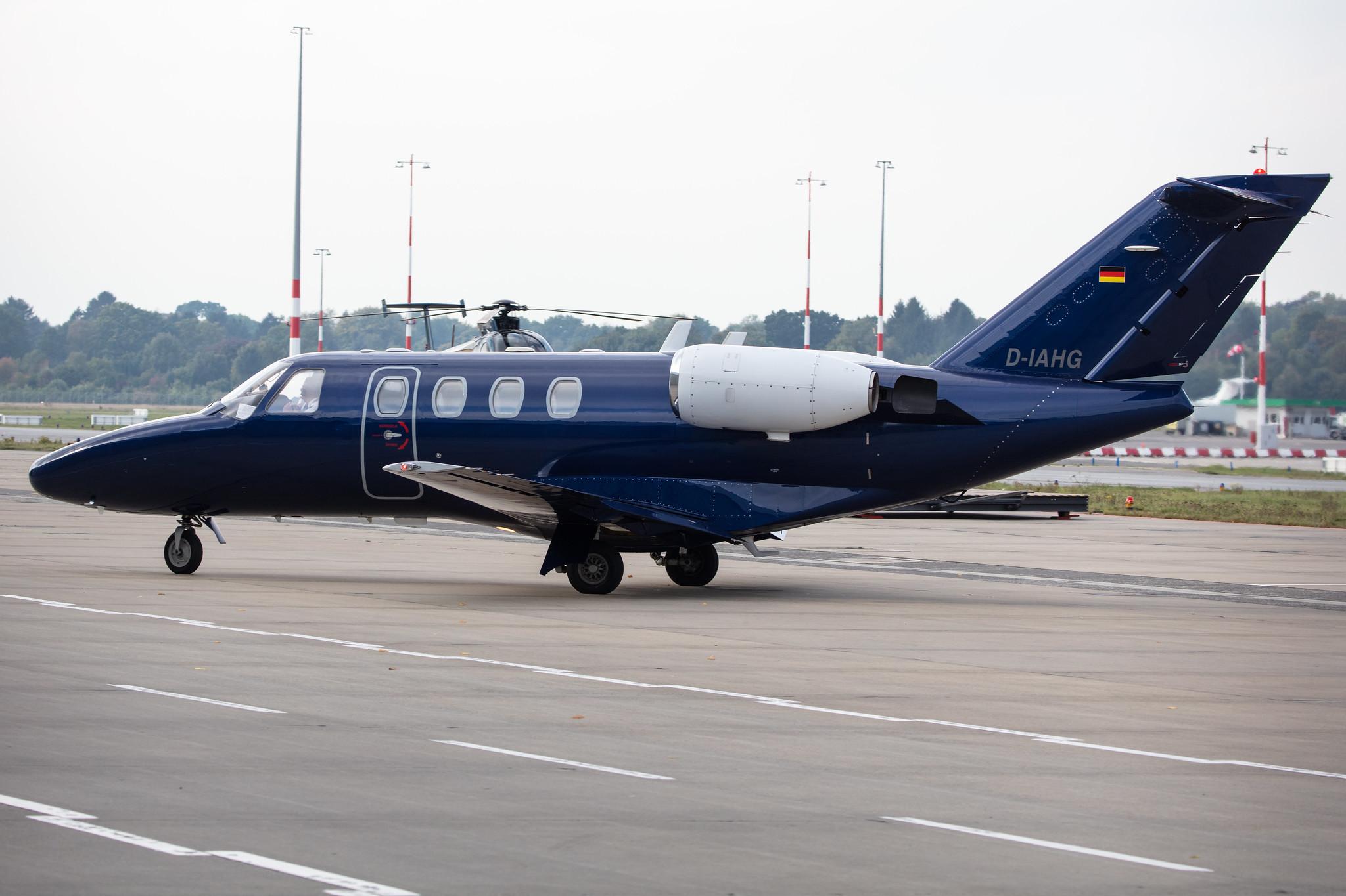 Hamburg Airport: Private owner |  Cessna 525 CitationJet CJ1 C525 | D-IAHG | MSN 525-0126