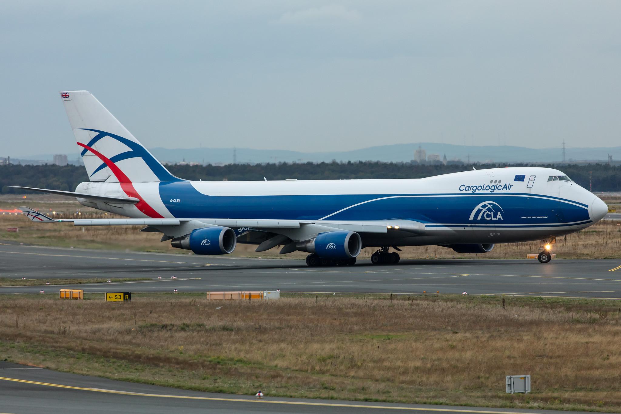 Frankfurt Airport: CargoLogicAir (P3 / CLU) |  Boeing 747-428F(ER) B744 | G-CLBA | MSN 32870