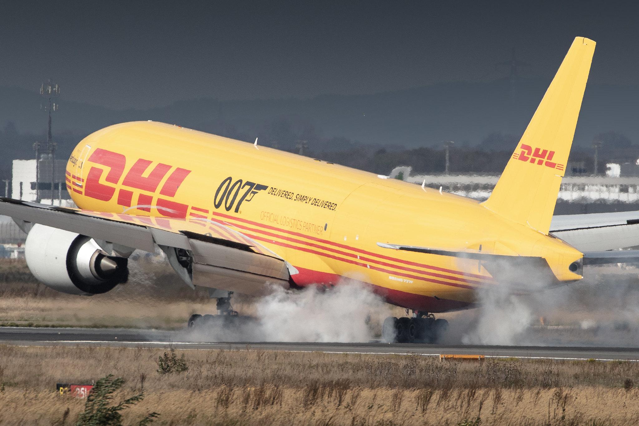 Frankfurt Airport: DHL (D0 / DHK) | Operator: AeroLogic |  Boeing 777-F B77L | D-AALM | MSN 66082
