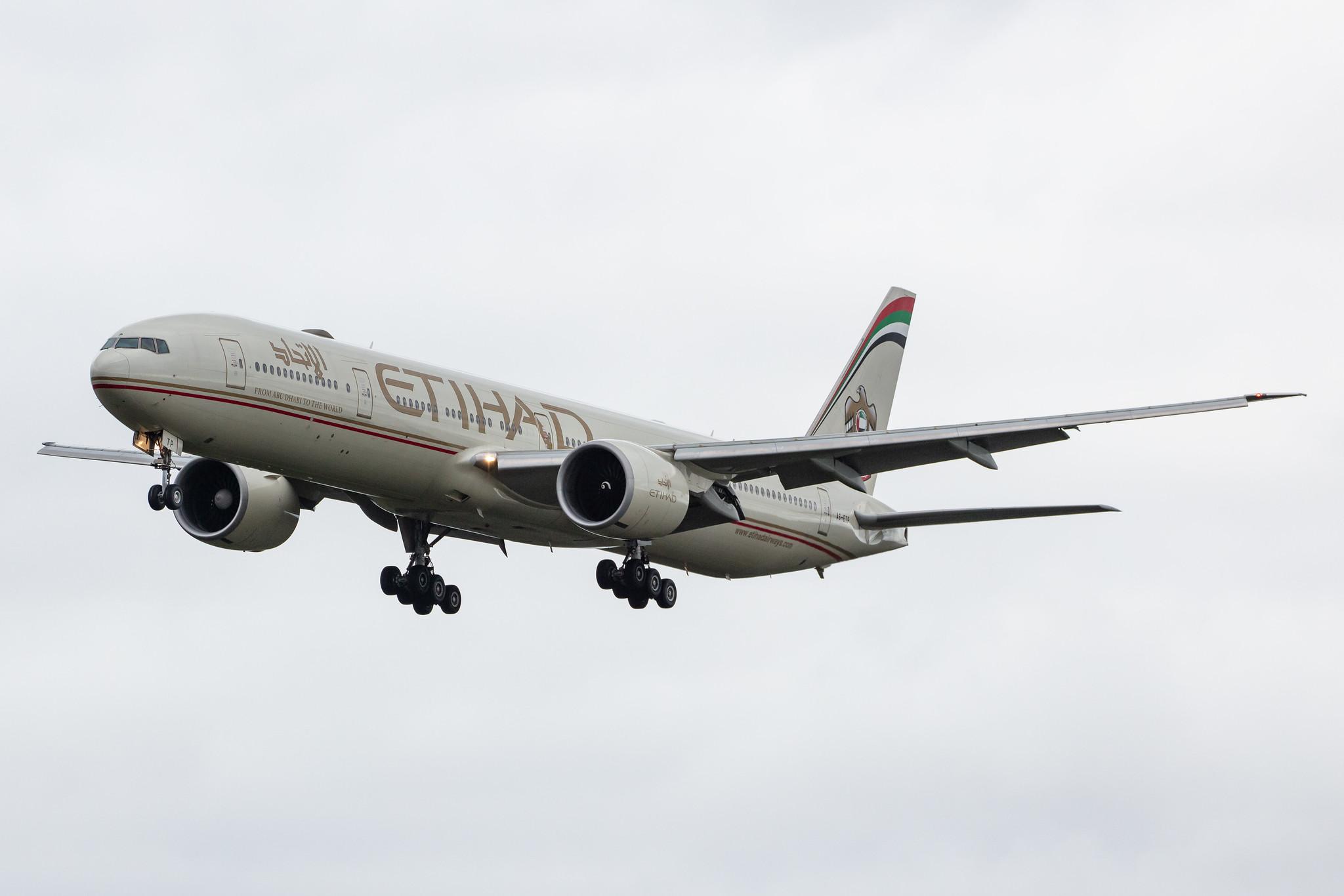Frankfurt Airport: Etihad Airways (EY / ETD) |  Boeing 777-3FX(ER) B77W | A6-ETP | MSN 41699
