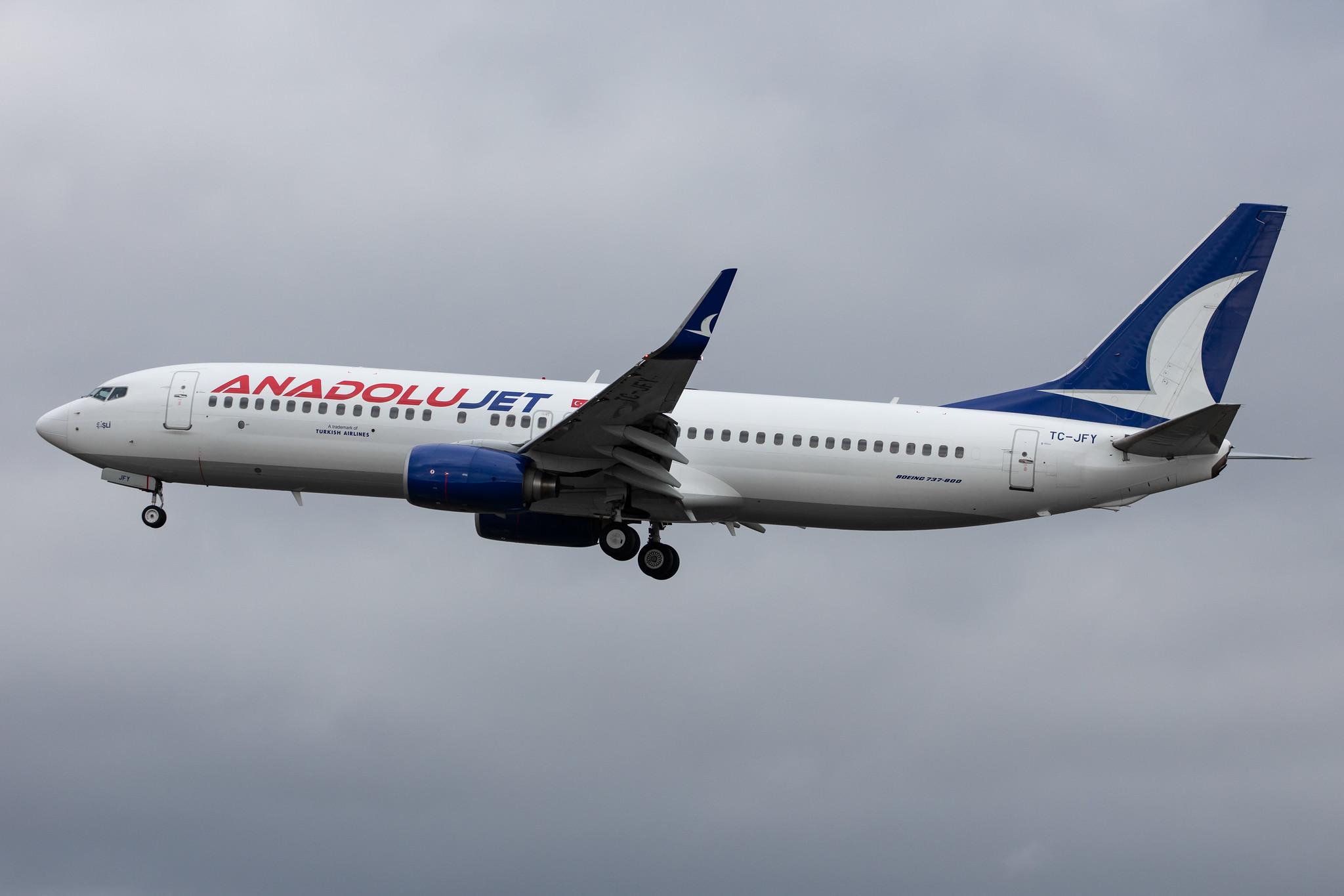 Frankfurt Airport: Turkish Airlines (TK / THY) |  Boeing 737-8F2 B738 | TC-JFY | MSN 29783