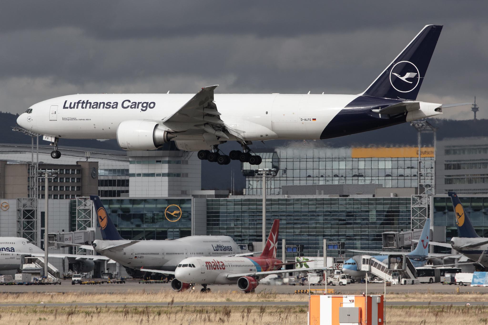 Frankfurt Airport: Lufthansa Cargo (/ GEC) |  Boeing 777-FBT B77L | D-ALFG | MSN 66090