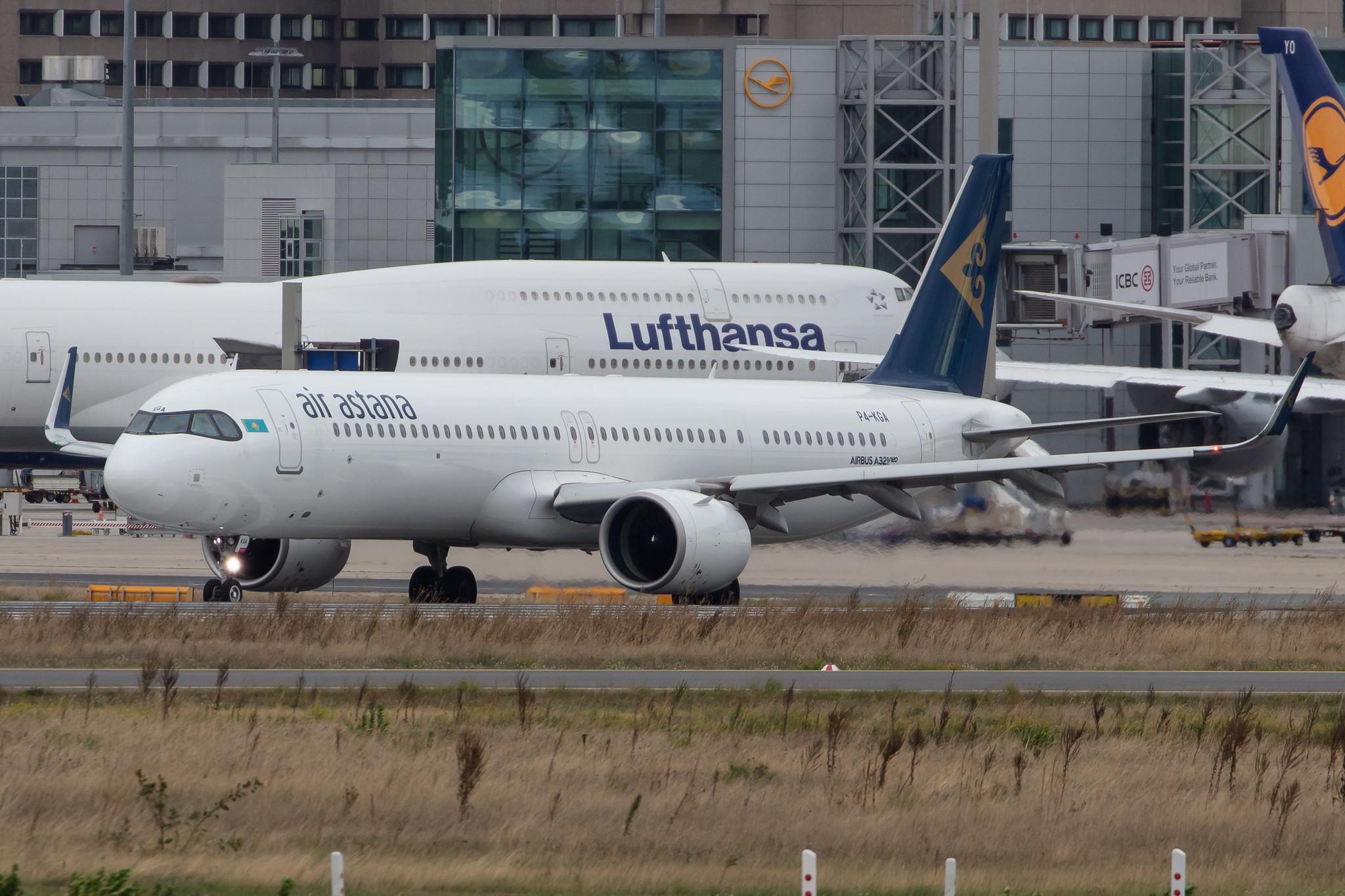 Frankfurt Airport: Air Astana (KC / KZR) |  Airbus A321-271NX A21N | P4-KGA | MSN 8837