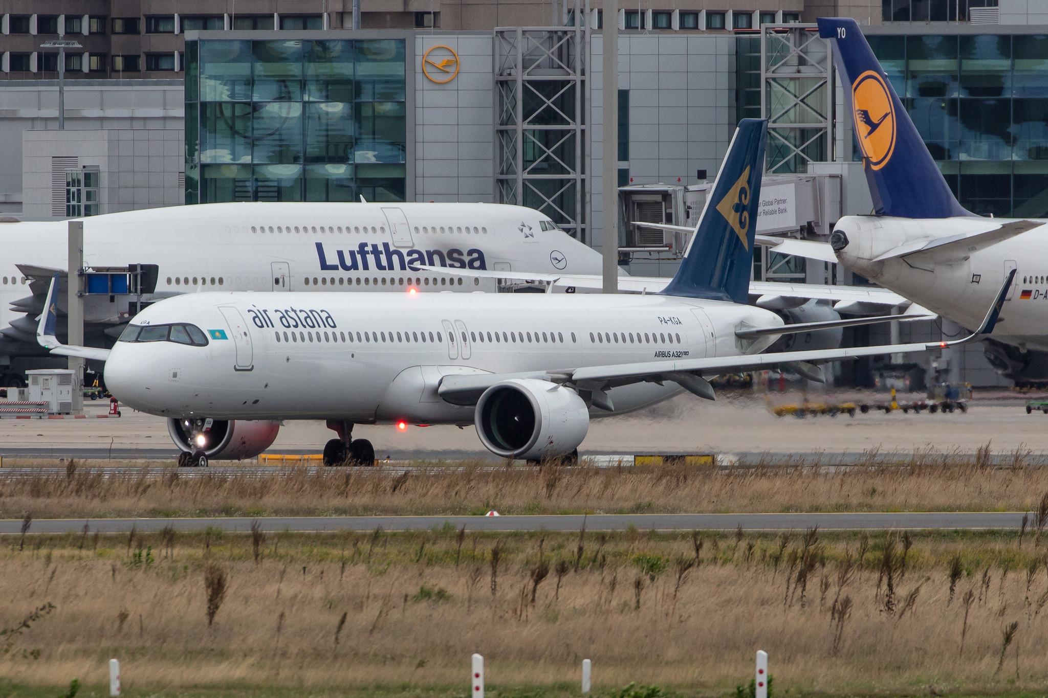 Frankfurt Airport: Air Astana (KC / KZR) |  Airbus A321-271NX A21N | P4-KGA | MSN 8837