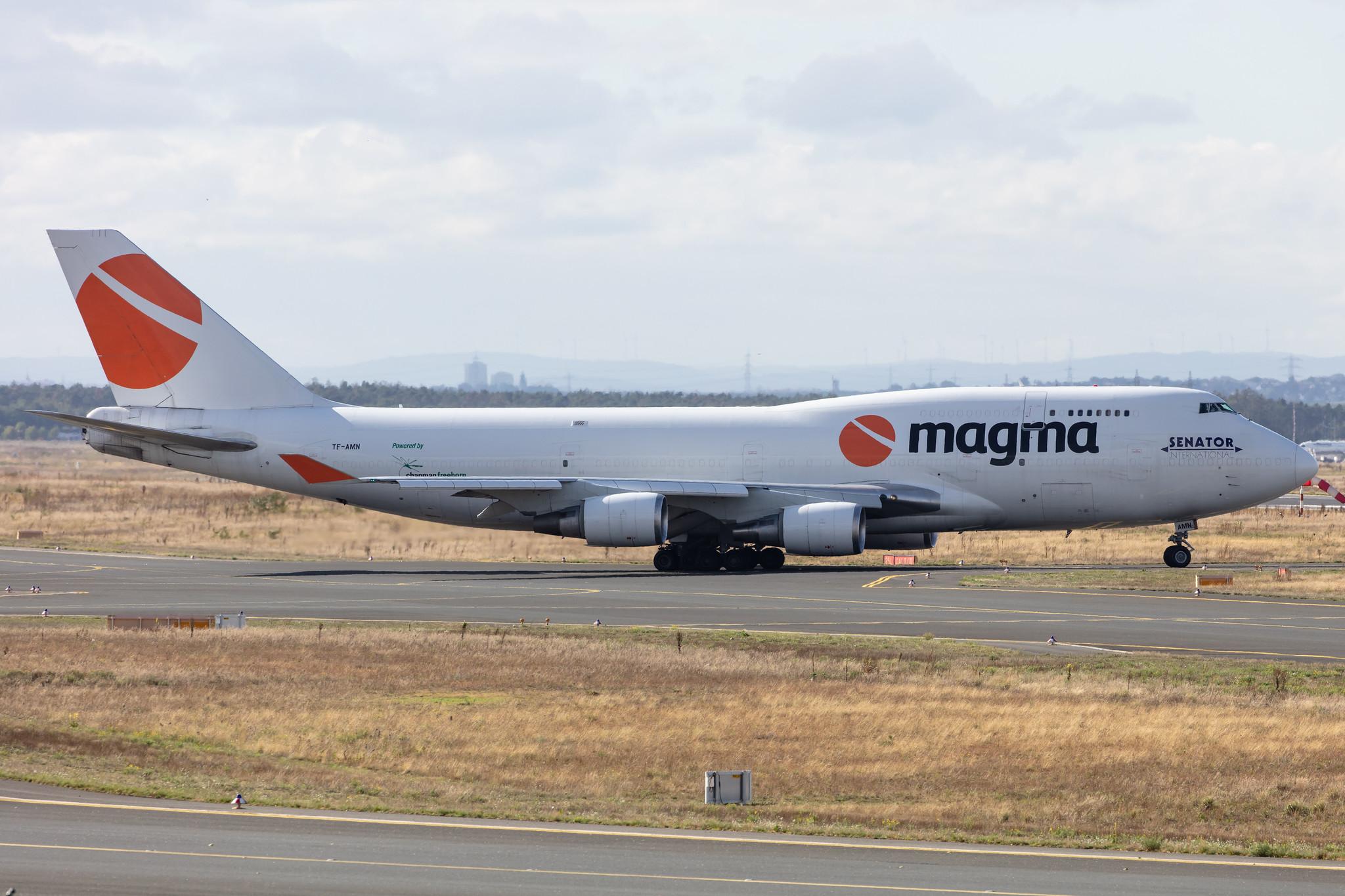 Frankfurt Airport: Magma Aviation (CC / ABD) | Operator: Air Atlanta Icelandic |  Boeing 747-4F6(BDSF) B744 | TF-AMN | MSN 27602