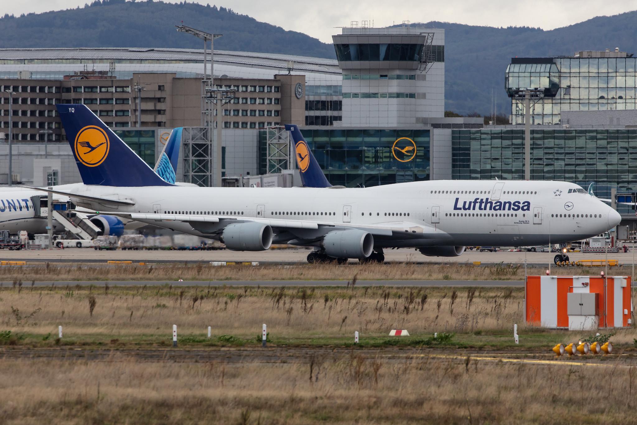 Frankfurt Airport: Lufthansa (LH / DLH) |  Boeing 747-830 B748 | D-ABYQ | MSN 37840