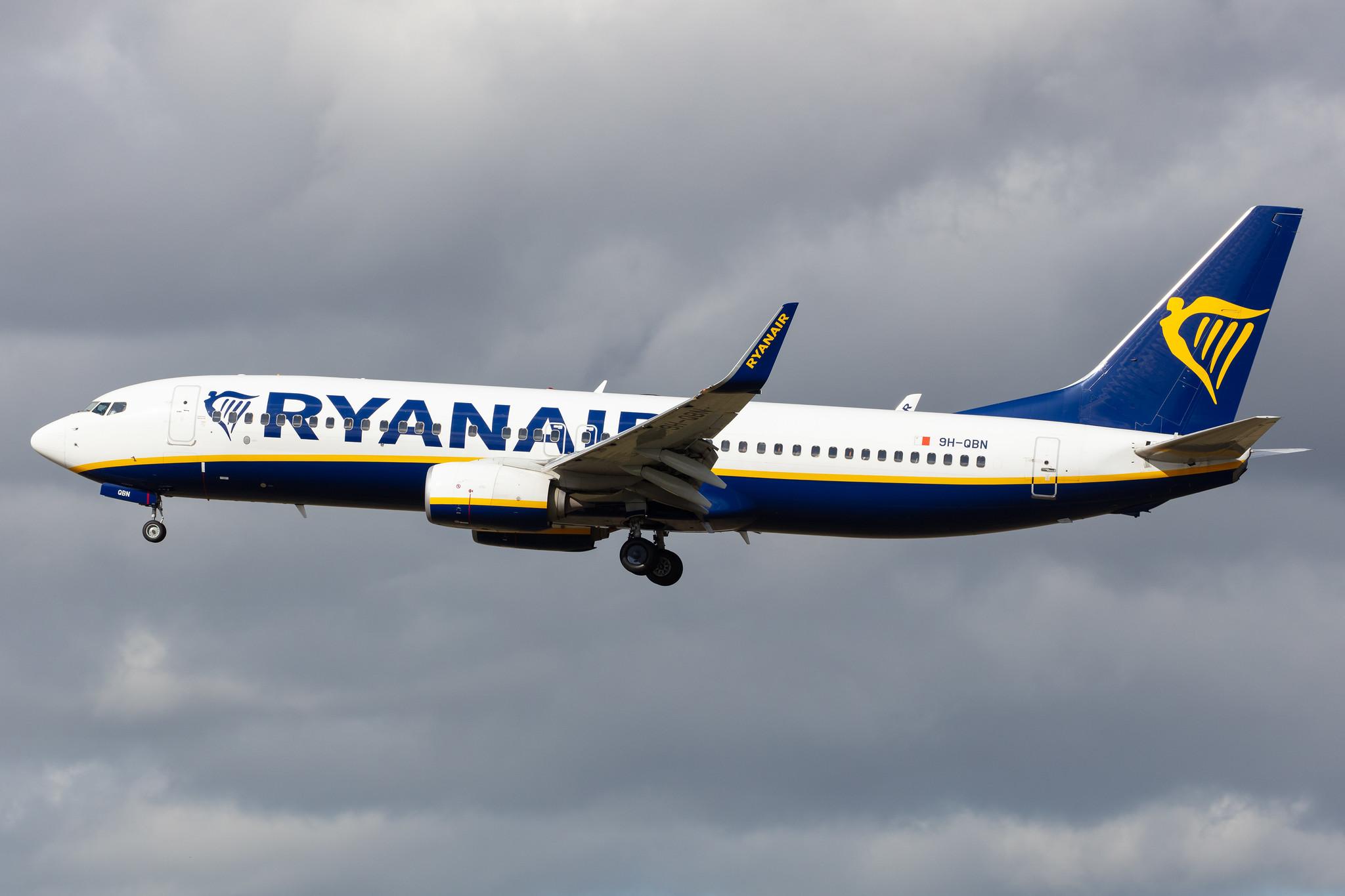 Frankfurt Airport: Ryanair (FR / RYR) | Operator: Malta Air |  Boeing 737-8AS B738 | 9H-QBN | MSN 44710