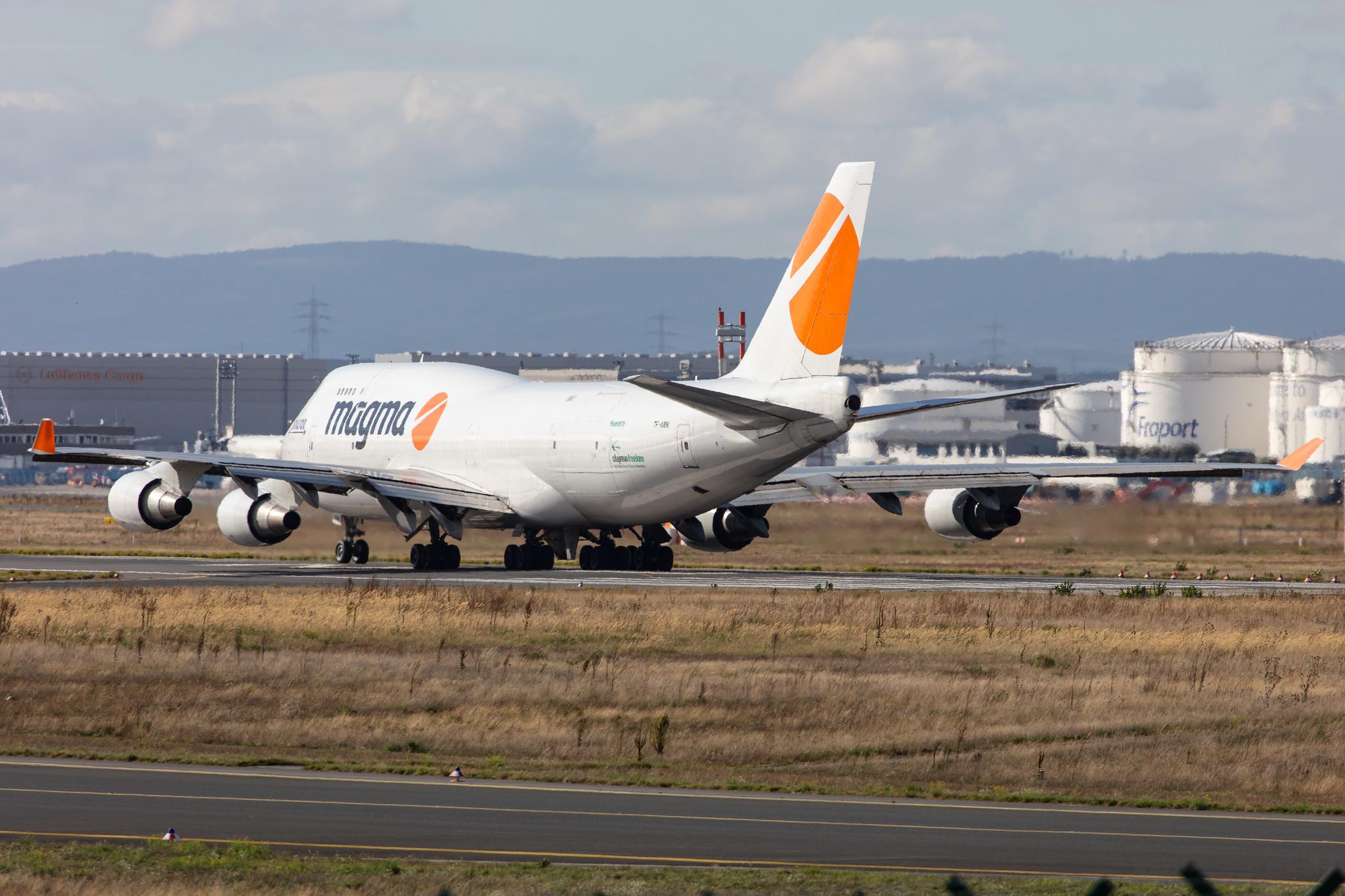 Frankfurt Airport: Magma Aviation (CC / ABD) | Operator: Air Atlanta Icelandic |  Boeing 747-4F6(BDSF) B744 | TF-AMN | MSN 27602