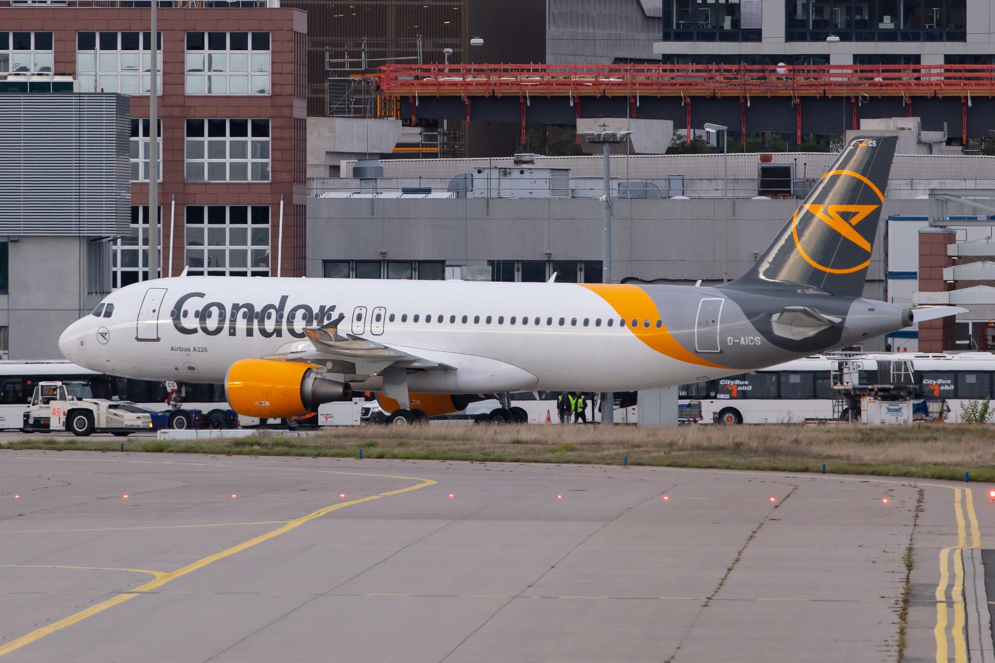 Frankfurt Airport: Condor (DE / CFG) |  Airbus A320-214 A320 | D-AICS | MSN 4478