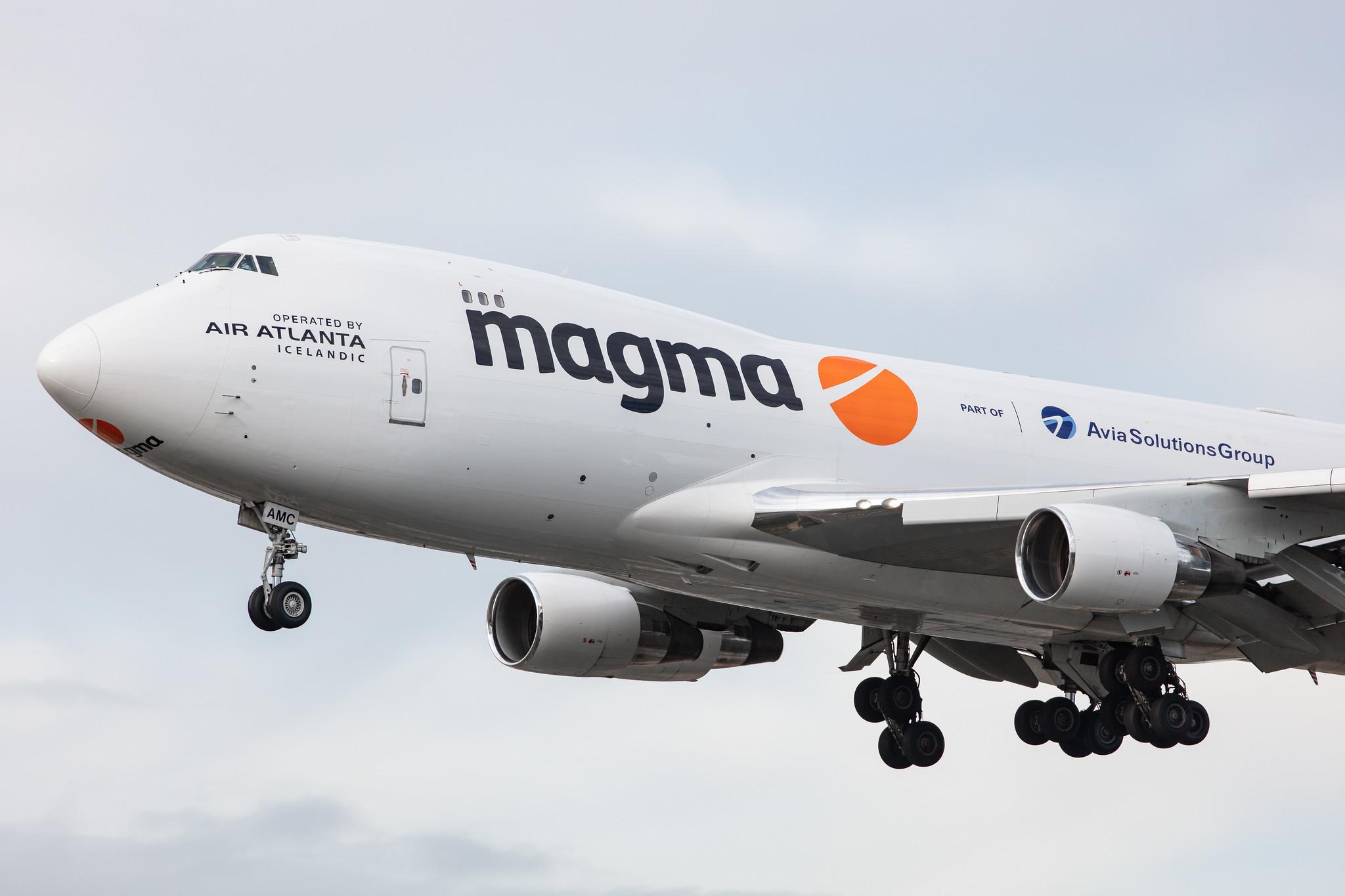 Frankfurt Airport: Magma Aviation (CC / ABD) | Operator: Air Atlanta Icelandic |  Boeing 747-412F B744 | TF-AMC | MSN 26563