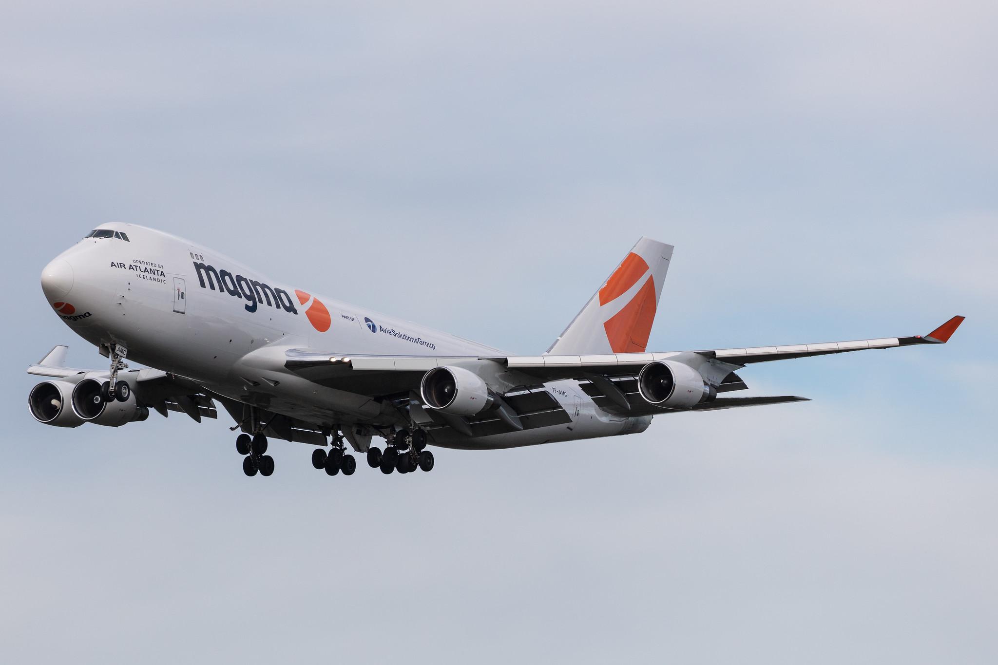 Frankfurt Airport: Magma Aviation (CC / ABD) | Operator: Air Atlanta Icelandic |  Boeing 747-412F B744 | TF-AMC | MSN 26563