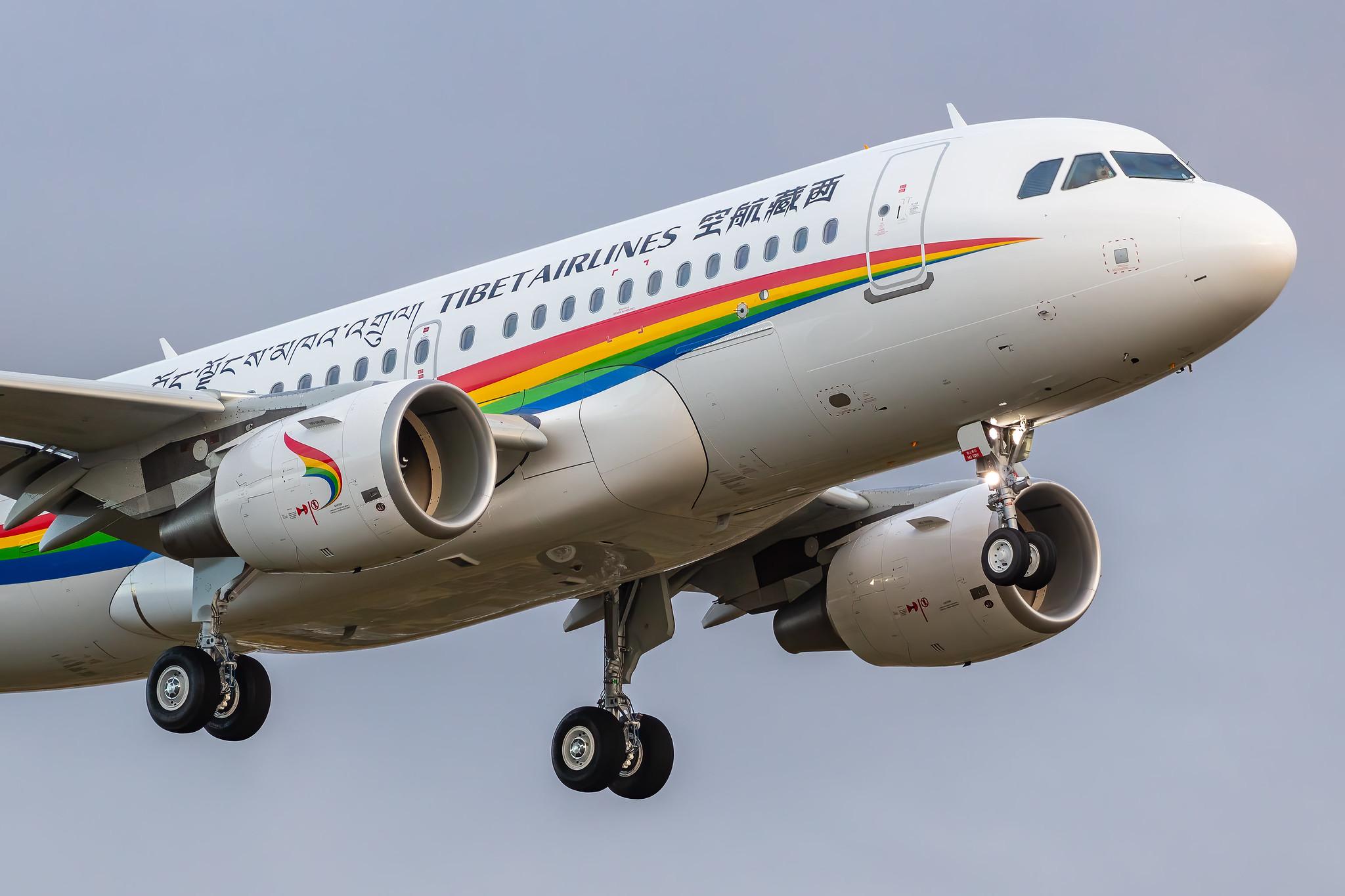 Hamburg Airport: Tibet Airlines (TV / TBA) |  Airbus A319-115SL A319 | D-AVWE | MSN 10110