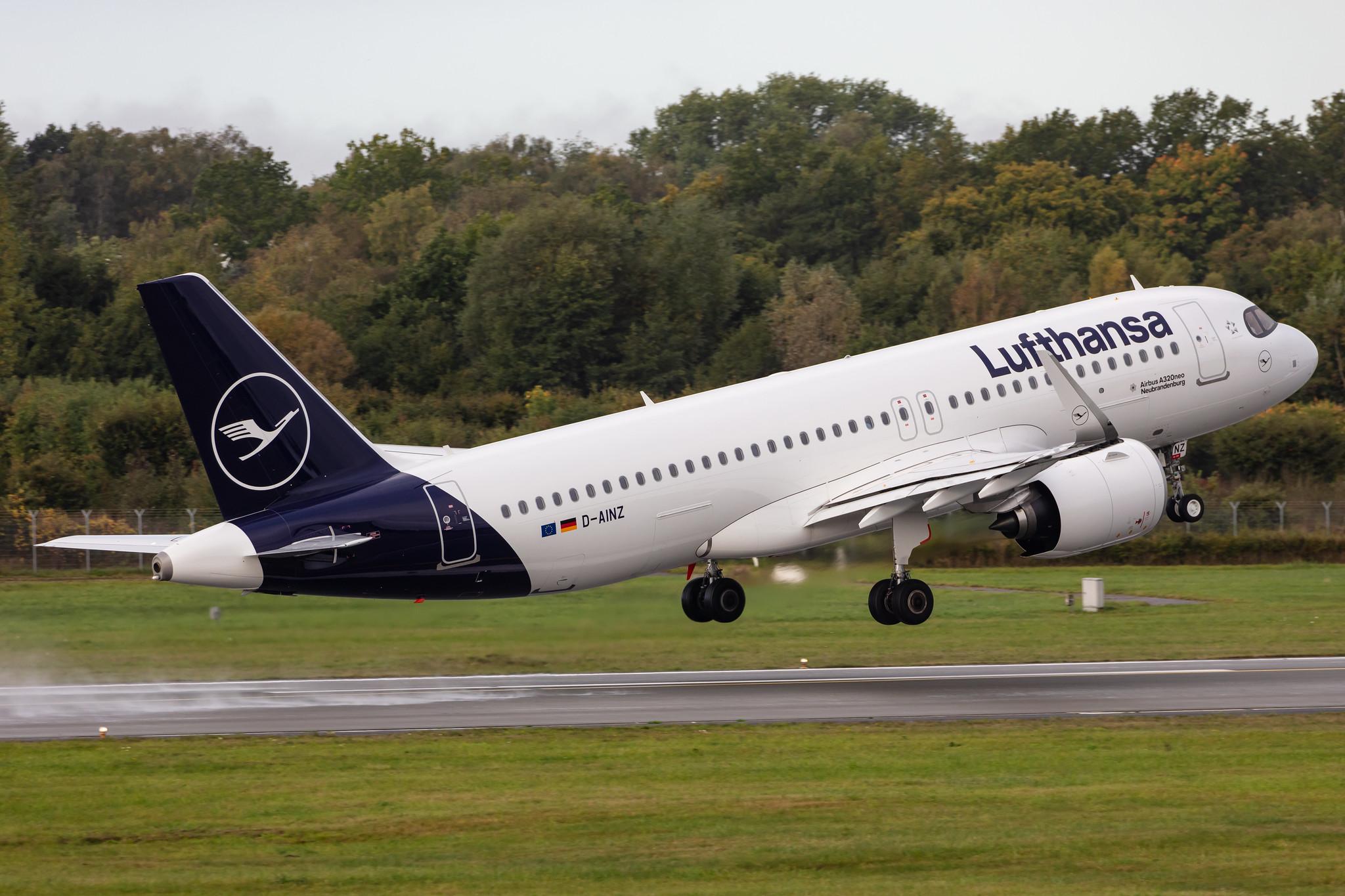 Hamburg Airport: Lufthansa (LH / DLH) |  Airbus A320-271N A20N | D-AINZ | MSN 9442