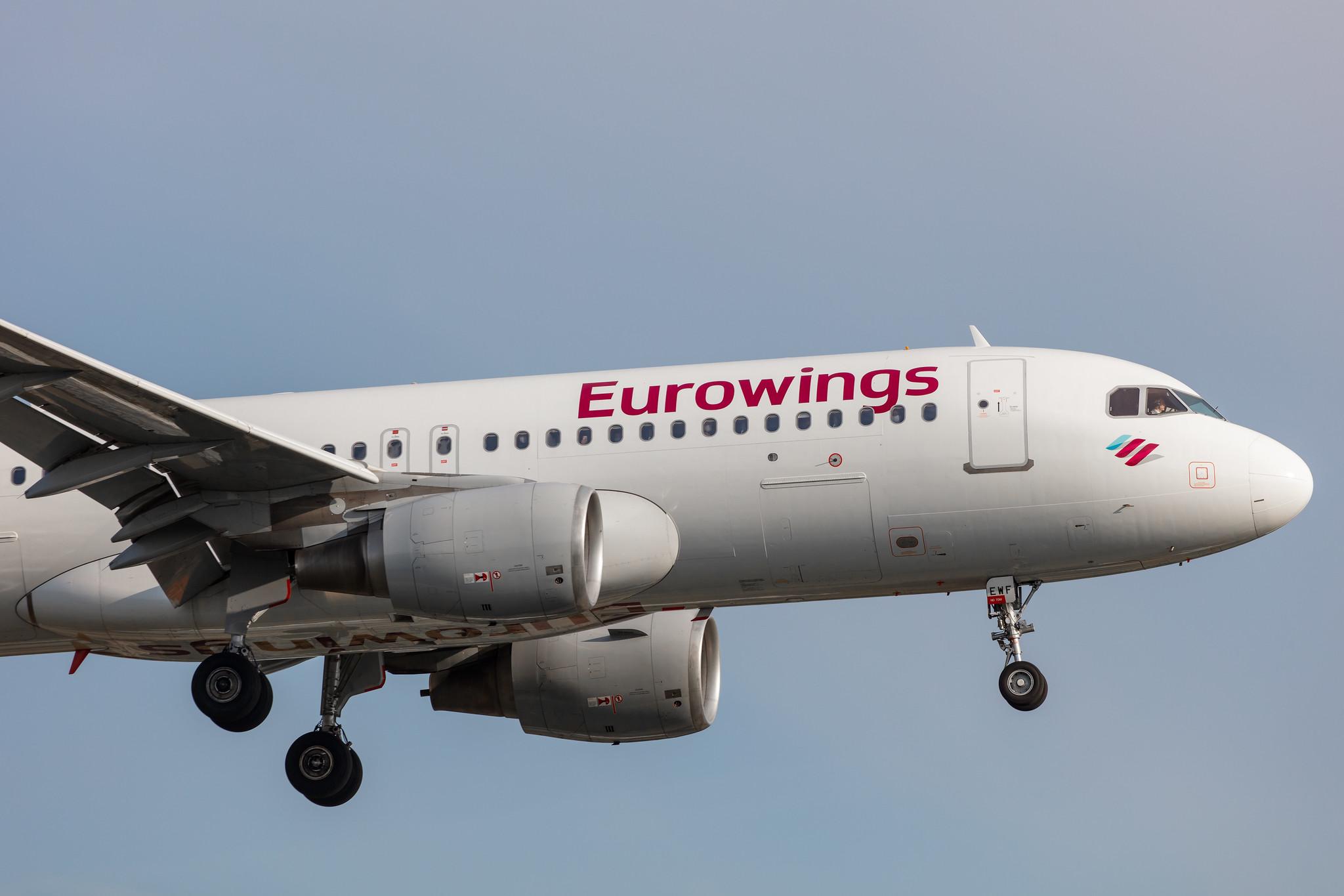 Hamburg Airport: Eurowings (EW / EWG) |  Airbus A320-214 A320 | D-AEWF | MSN 7087