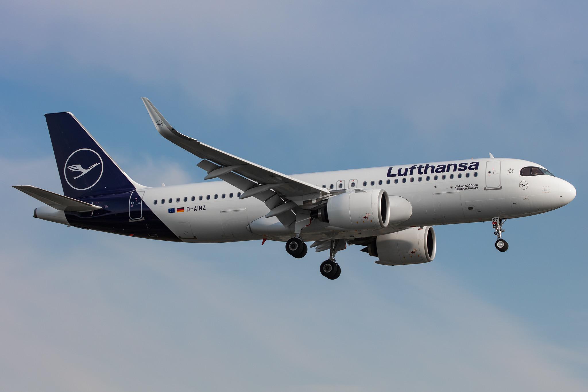 Hamburg Airport: Lufthansa (LH / DLH) |  Airbus A320-271N A20N | D-AINZ | MSN 9442