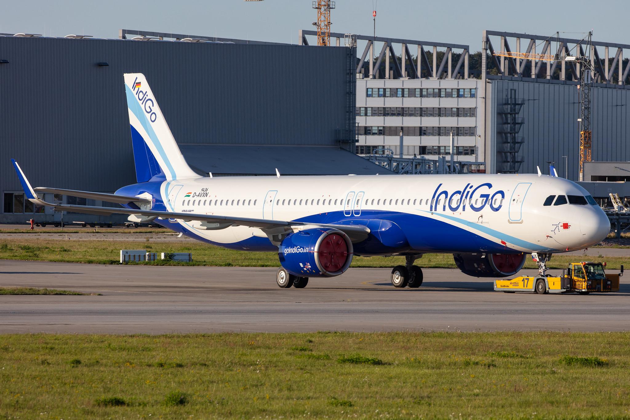 Hamburg Finkenwerder: IndiGo (6E / IGO) |  Airbus A321-271NX A21N | D-AVXN (VT-IUX) | MSN 9436