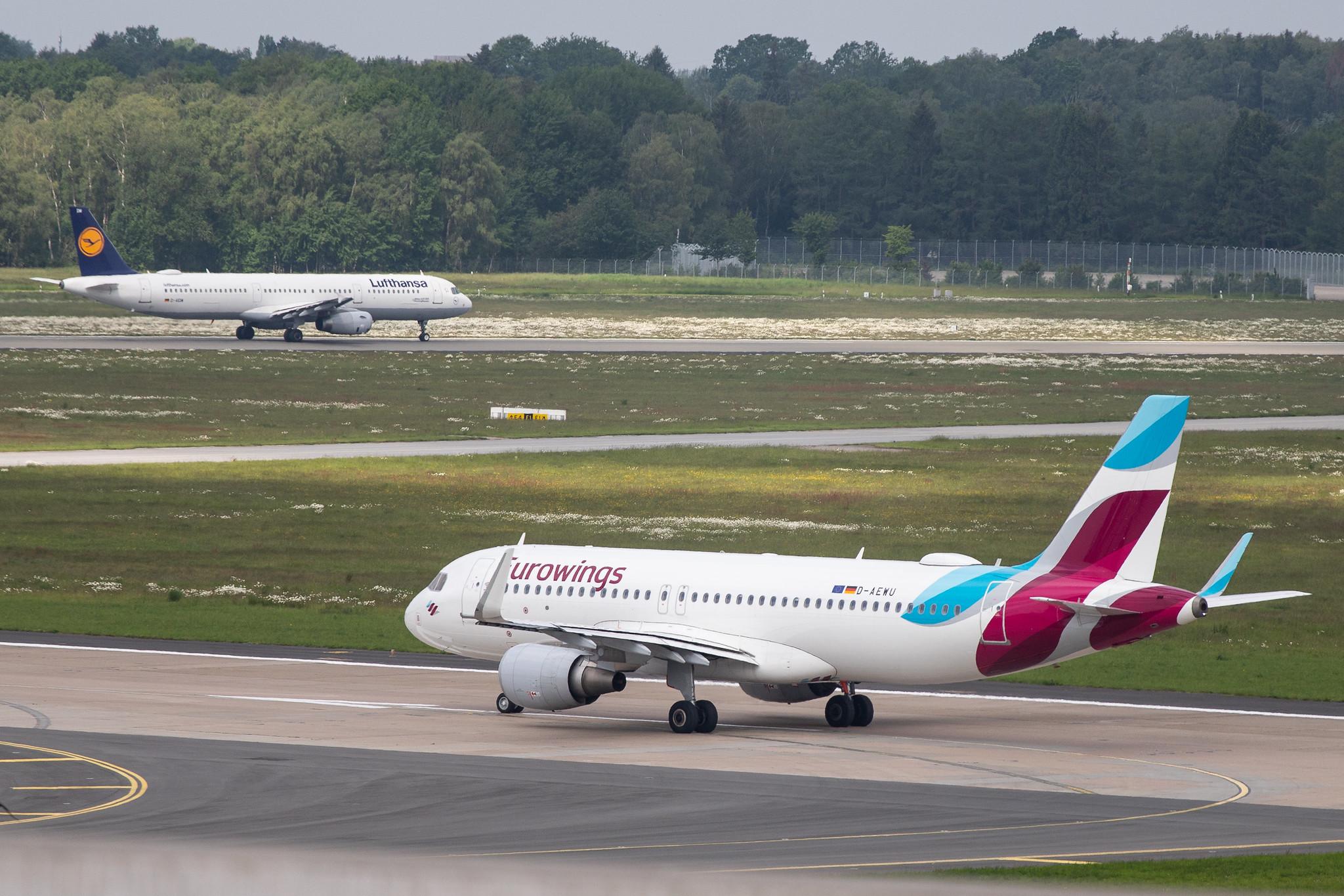 Hamburg Airport: Eurowings (EW / EWG) |  Airbus A320-214 A320 | D-AEWU | MSN 7513