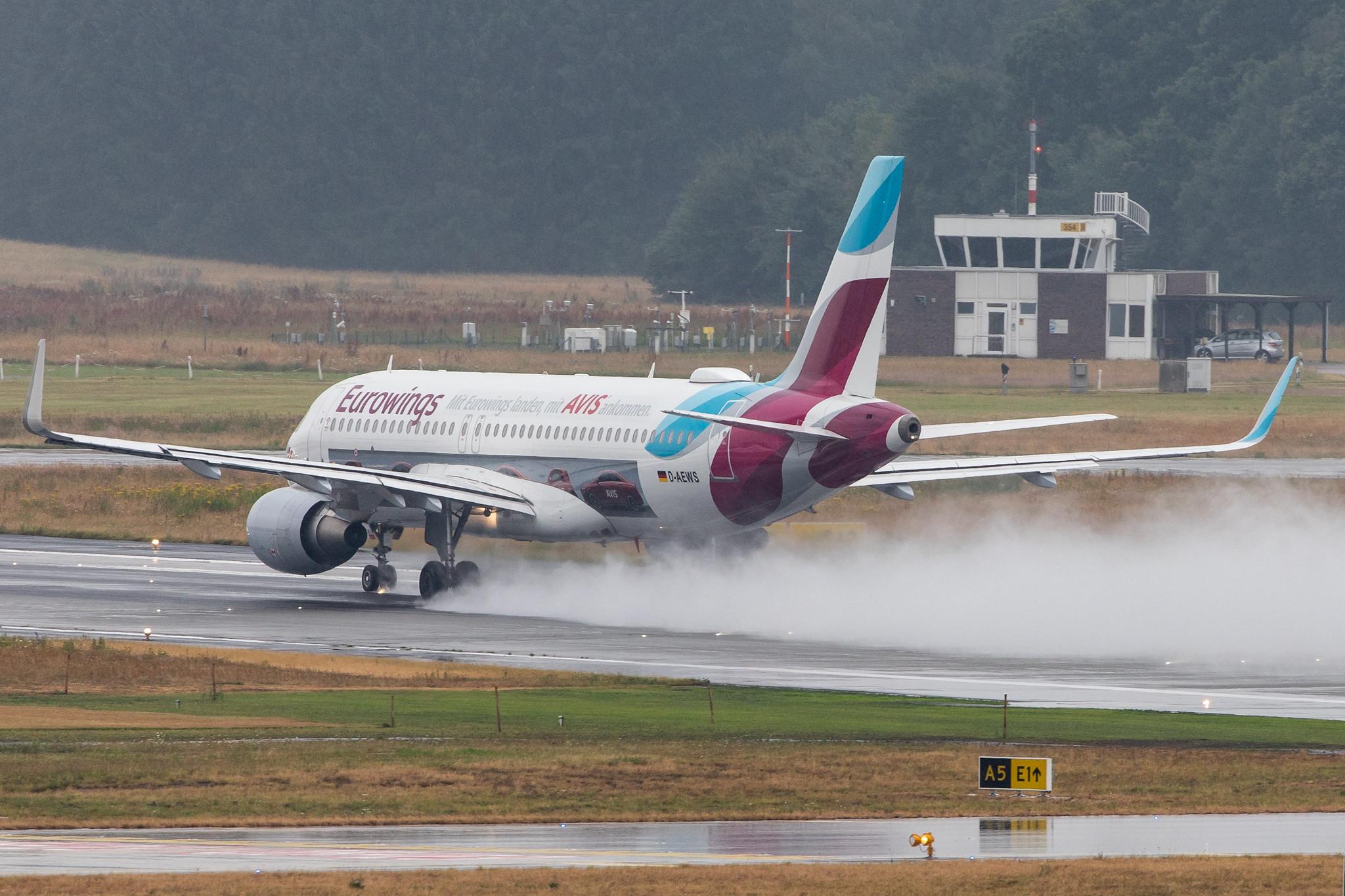 Hamburg Airport: Eurowings (EW / EWG) |  Livery: AVIS Livery |  Airbus A320-214 A320 | D-AEWS | MSN 7439