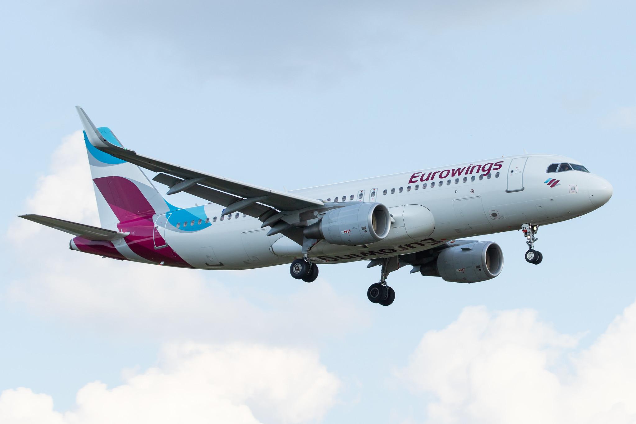 Hamburg Airport: Eurowings (EW / EWG) |  Airbus A320-214 A320 | D-AEWQ | MSN 7398