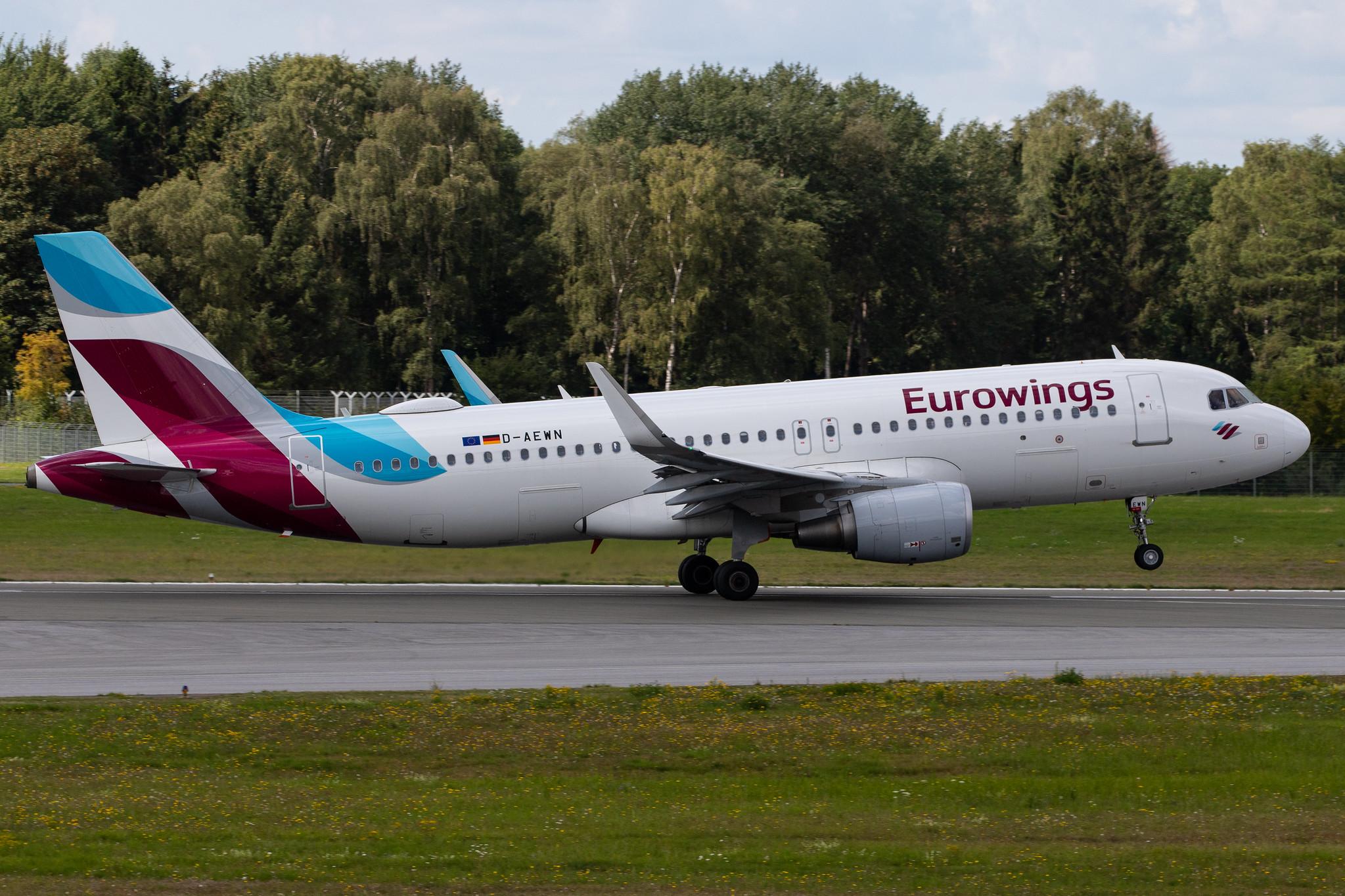 Hamburg Airport: Eurowings (EW / EWG) |  Airbus A320-214 A320 | D-AEWN | MSN 7393